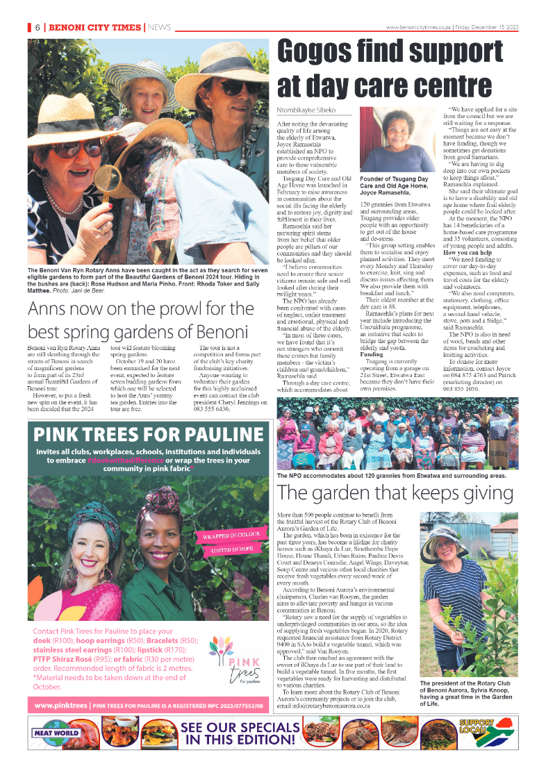 Benoni City Times 15 December 2023 page 6