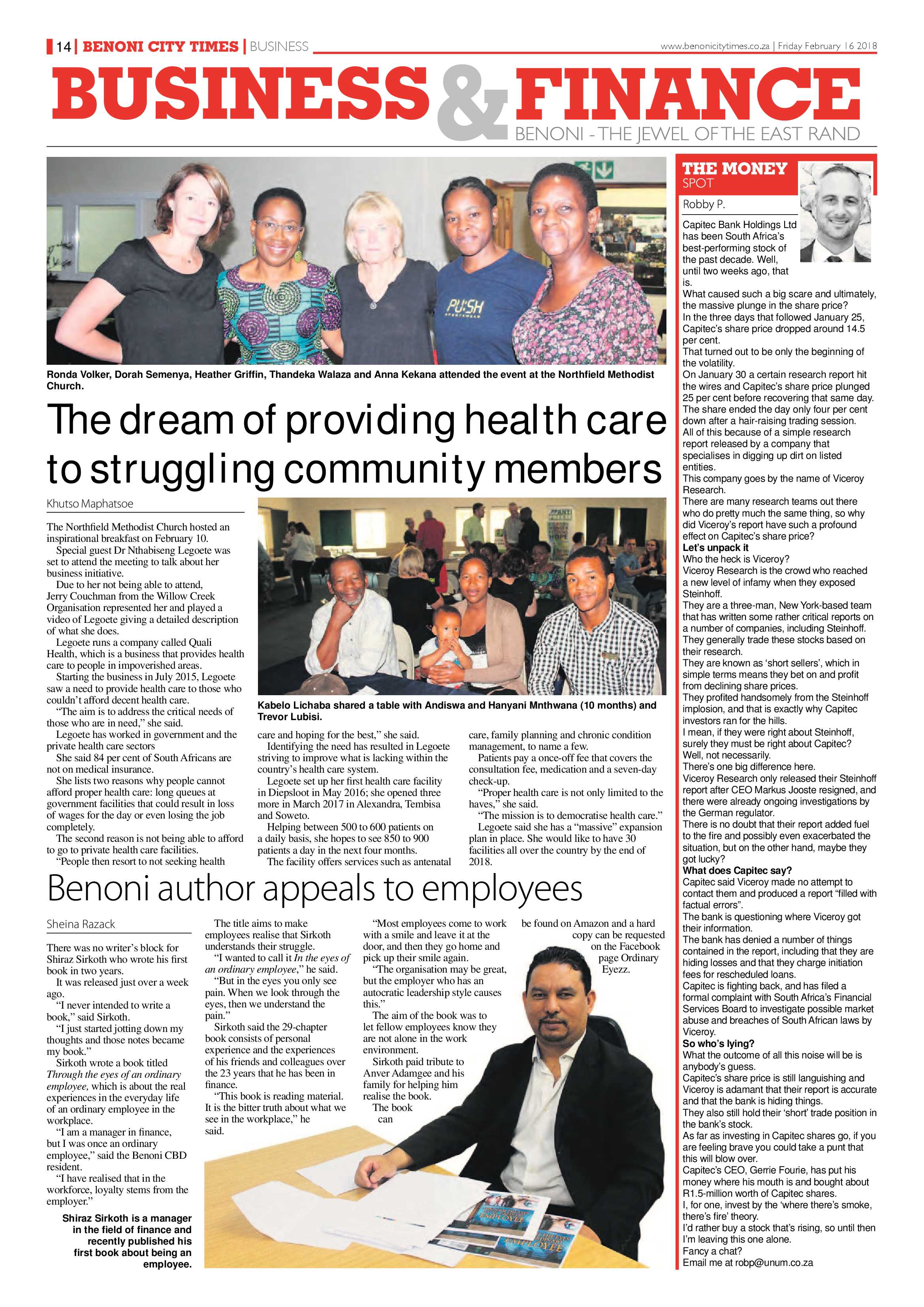 Benoni City Times 15 February 2018 page 14