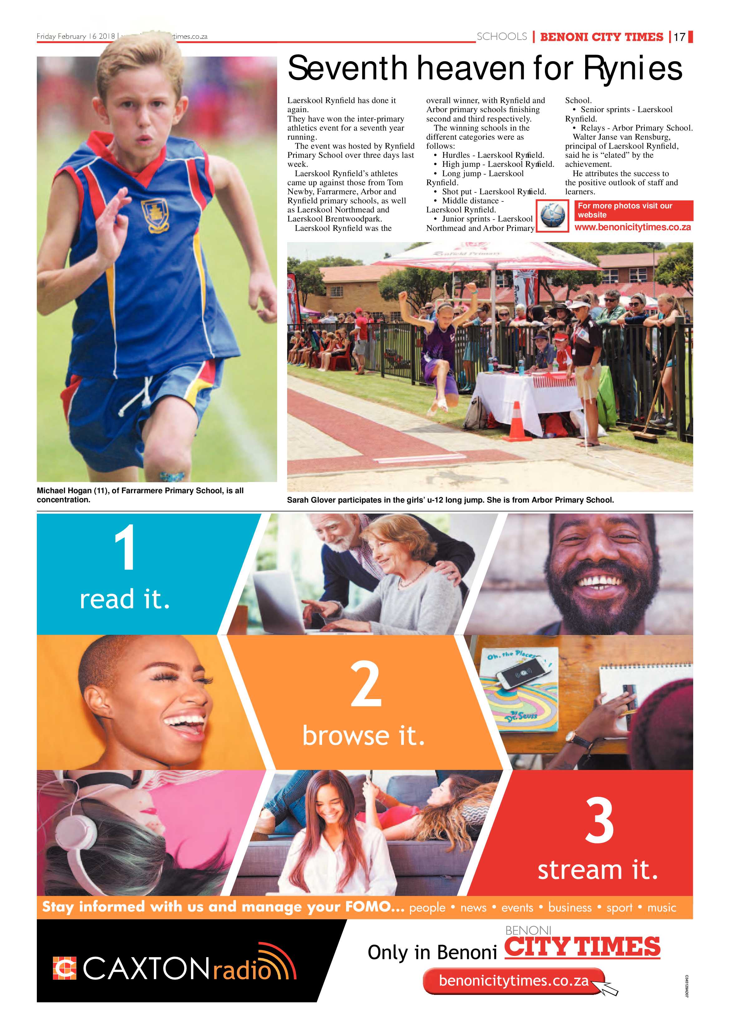 Benoni City Times 15 February 2018 page 17