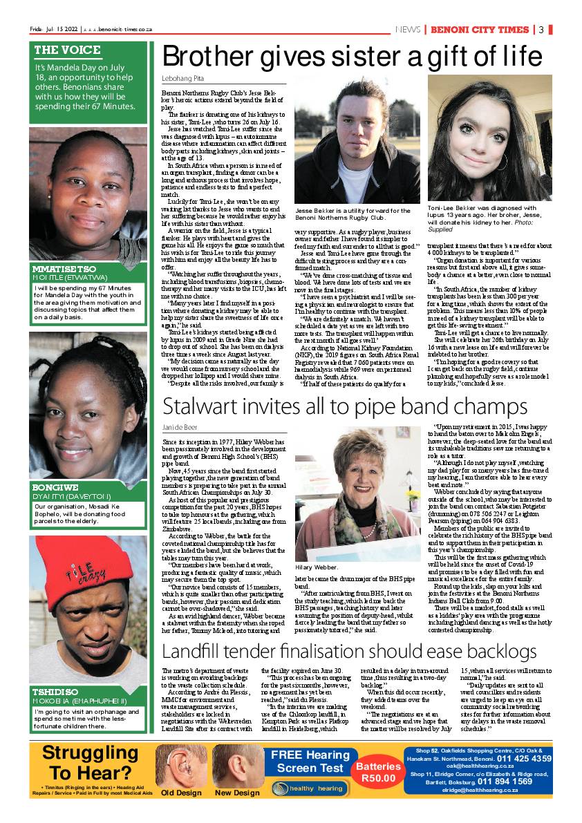 Benoni City Times 15 July 2022 page 3