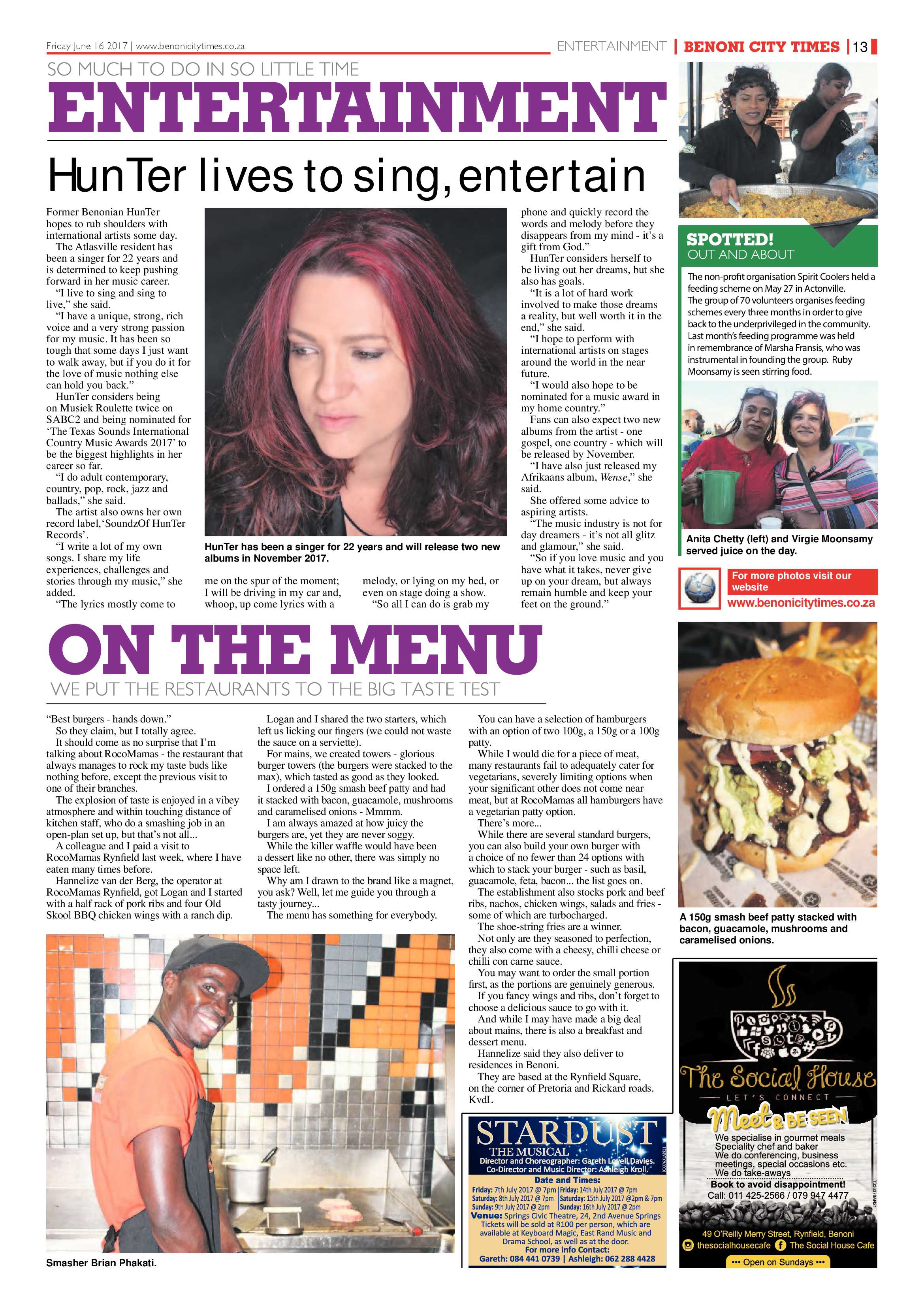 Benoni City Times 15 June 2017 page 13