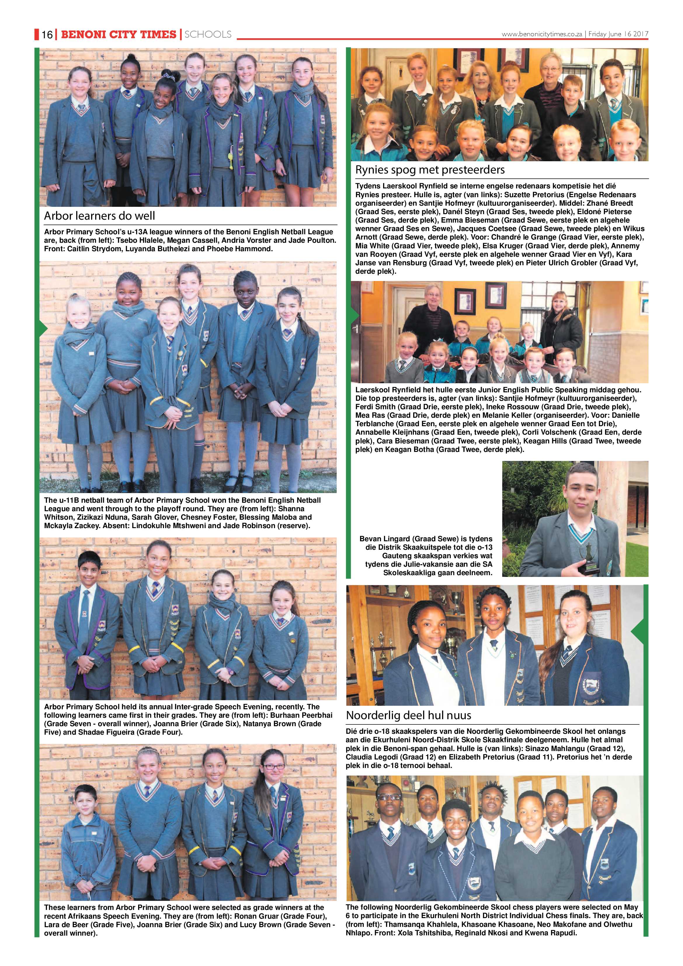 Benoni City Times 15 June 2017 page 16