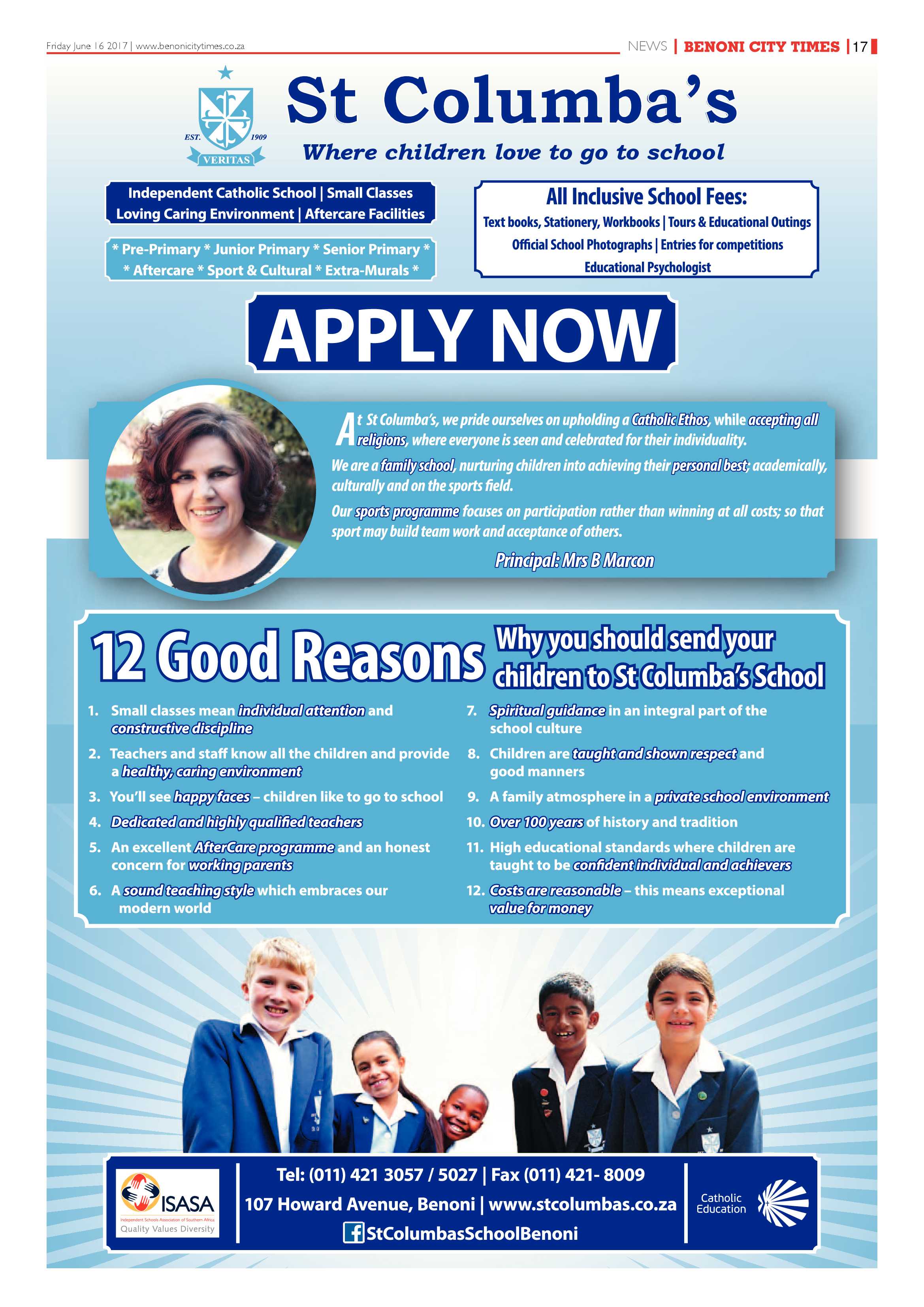 Benoni City Times 15 June 2017 page 17