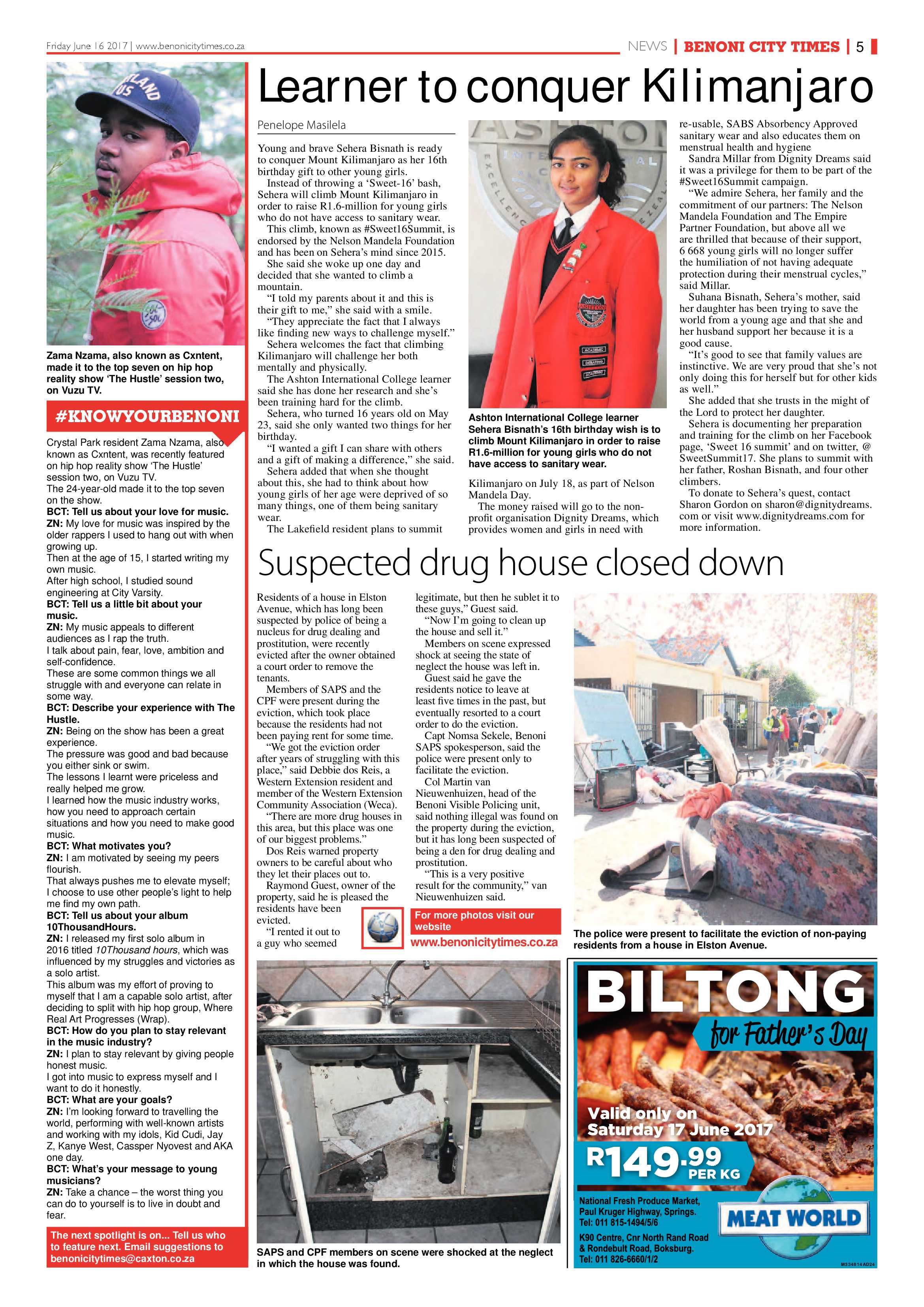 Benoni City Times 15 June 2017 page 5