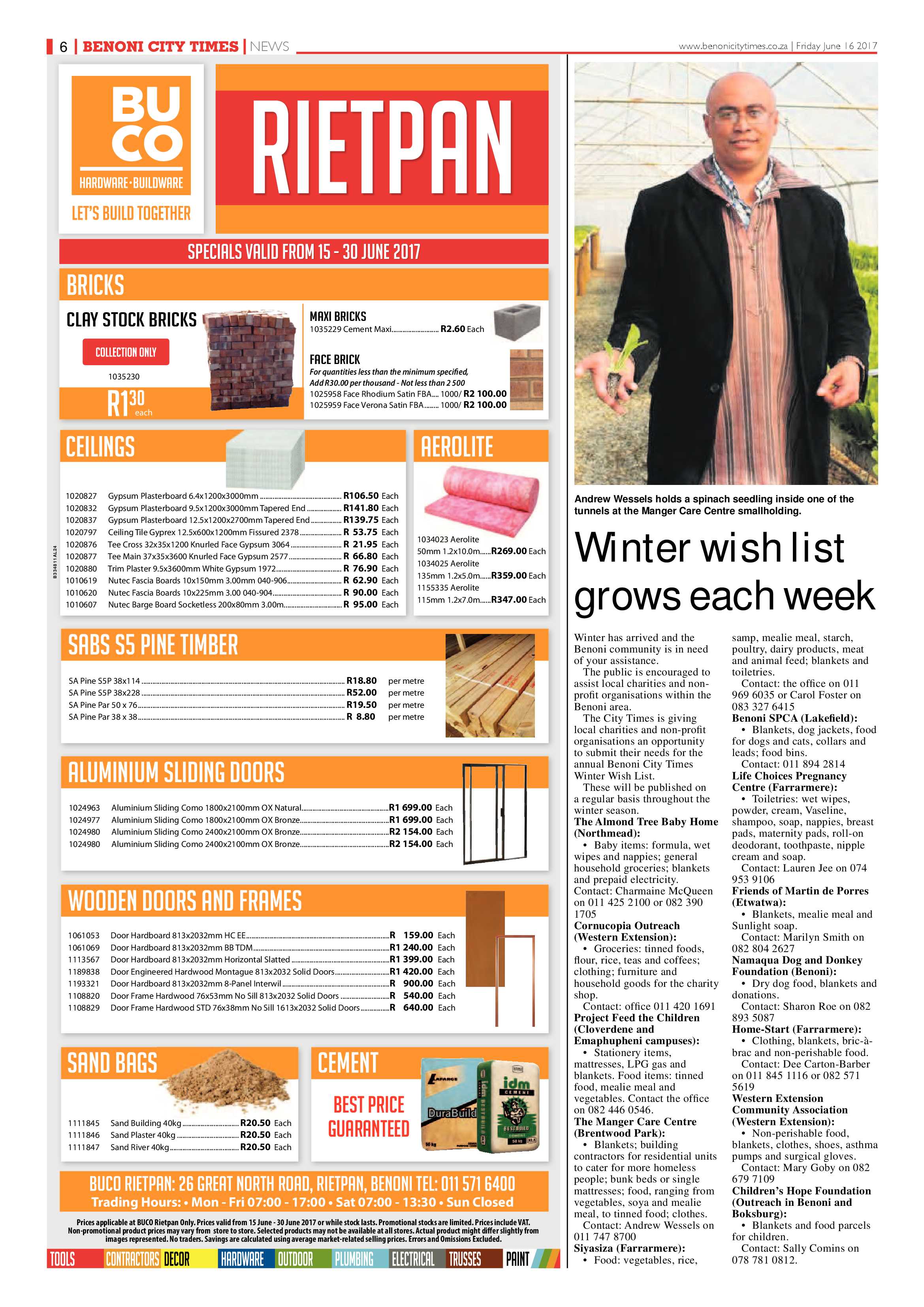 Benoni City Times 15 June 2017 page 6