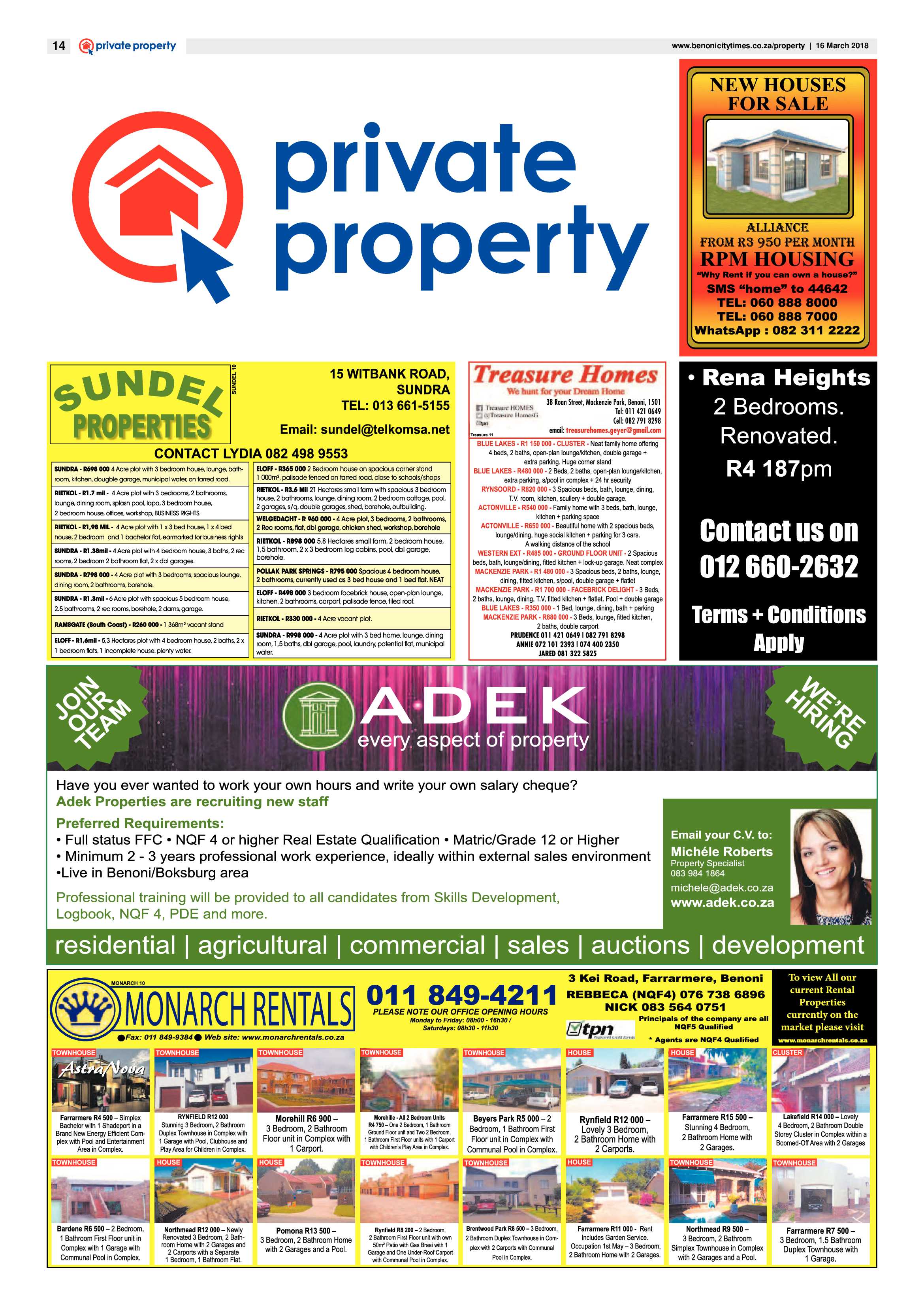 Benoni City Times 15 March 2018 page 14
