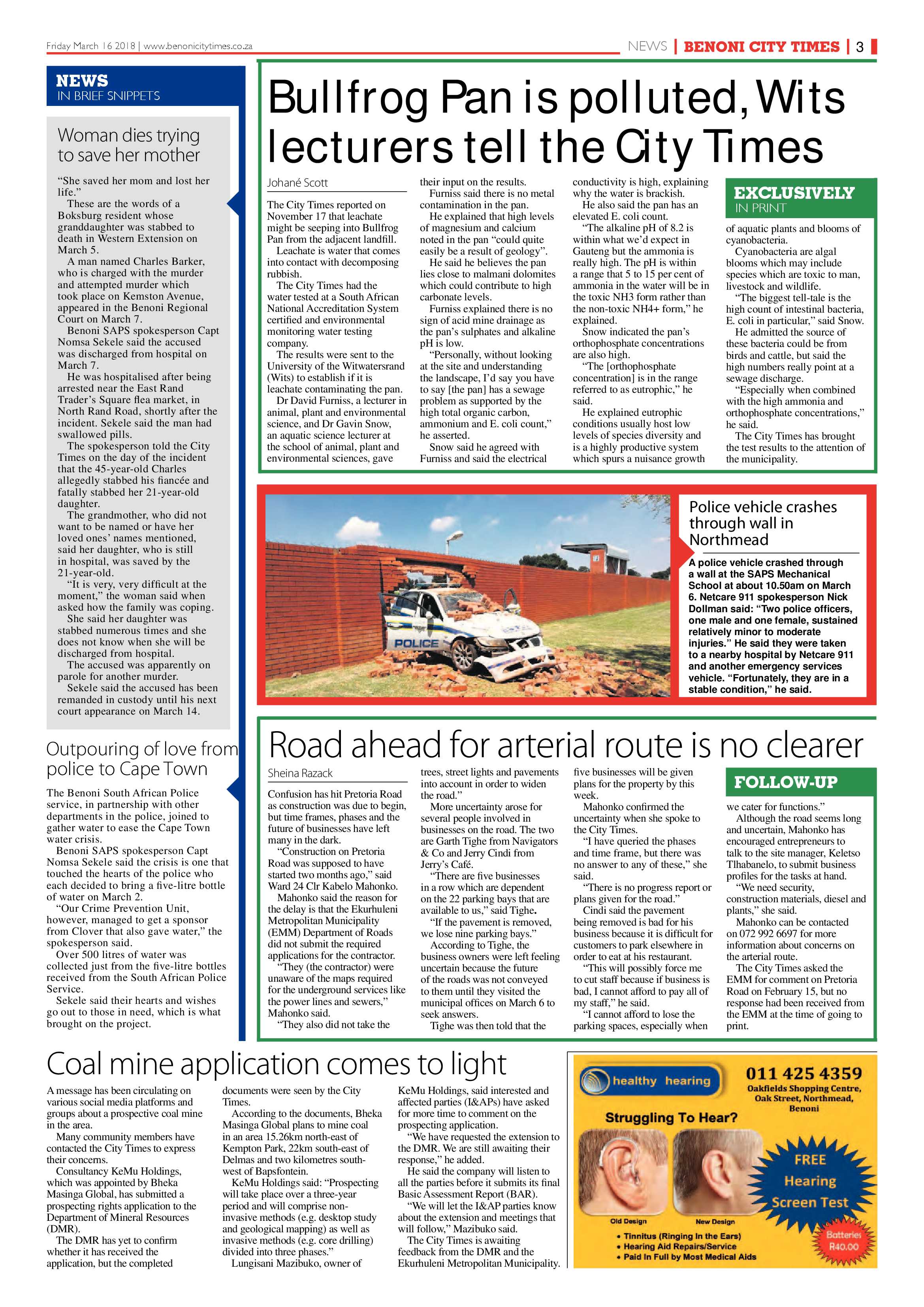Benoni City Times 15 March 2018 page 3