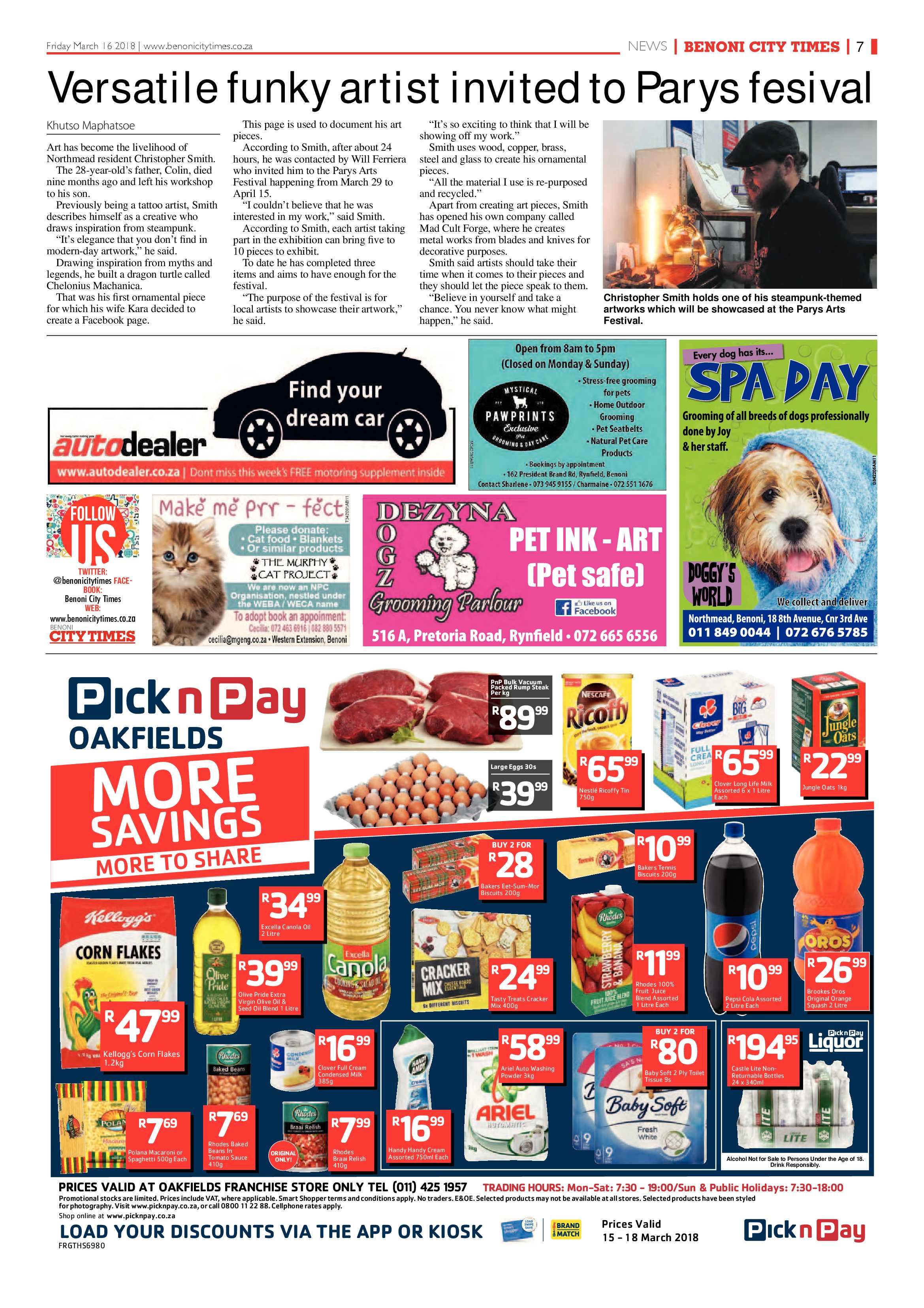 Benoni City Times 15 March 2018 page 7