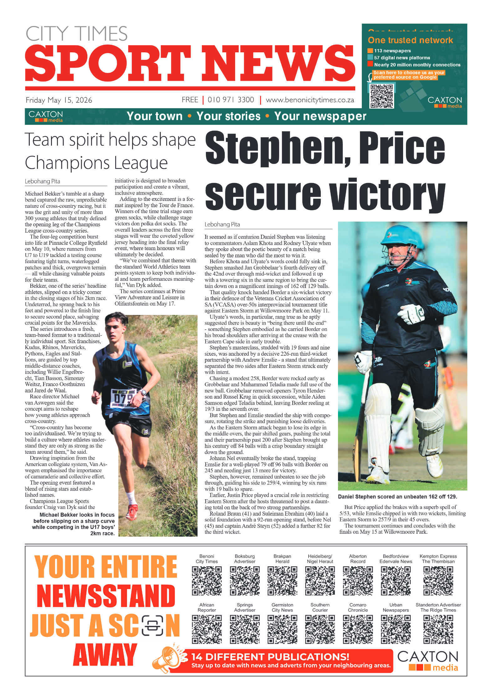 Benoni City Times 15 May 2026 page 10
