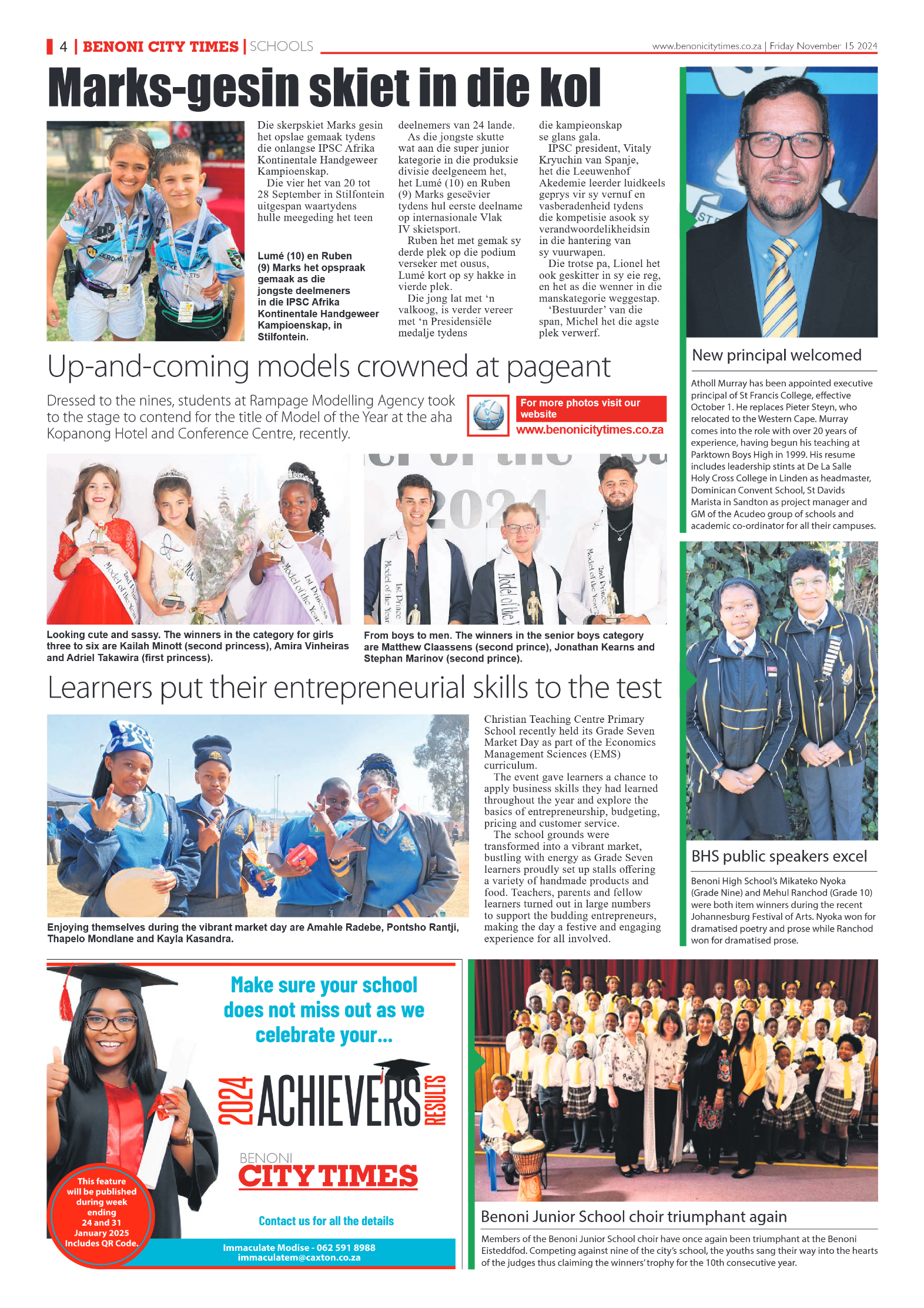Benoni City Times 15 November 2024 page 4