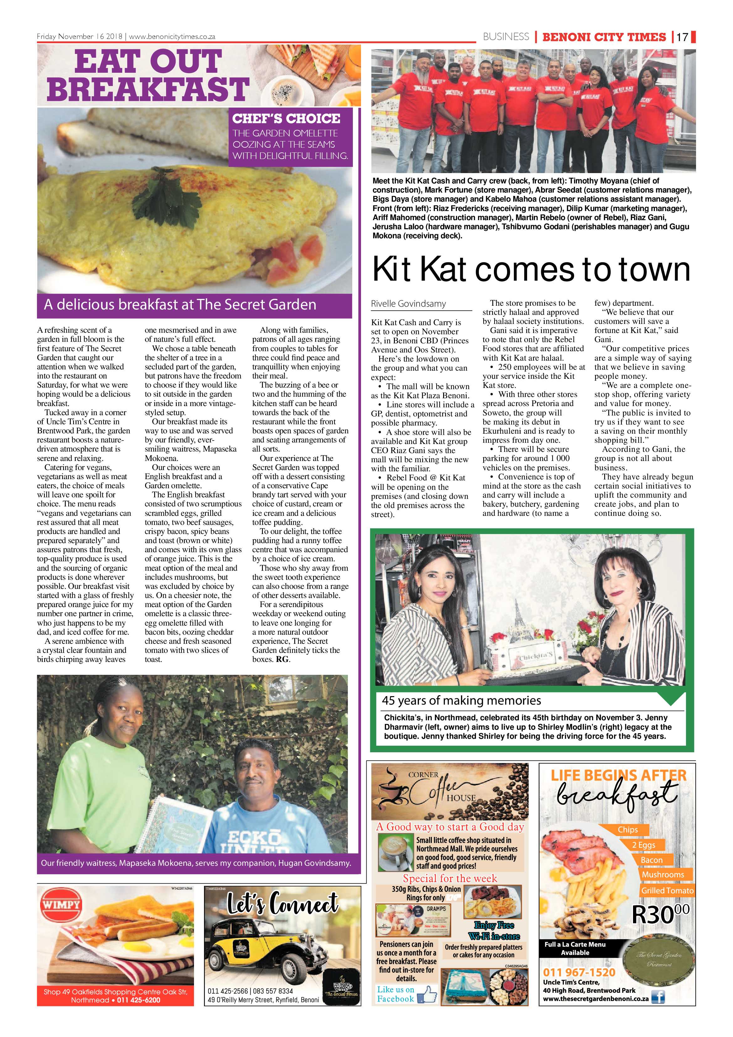 Benoni City Times 15 Novemeber 2018 page 17