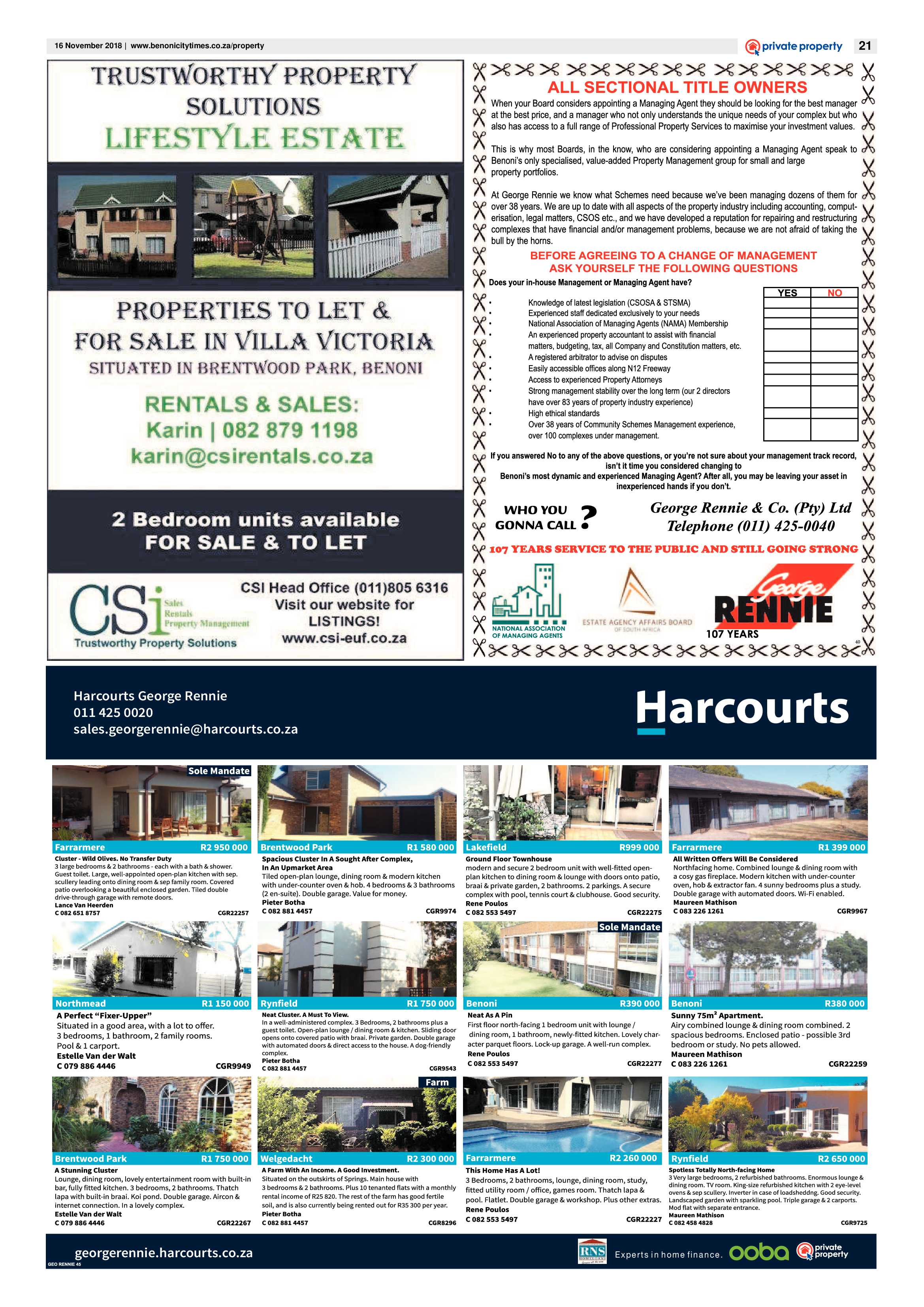 Benoni City Times 15 Novemeber 2018 page 21
