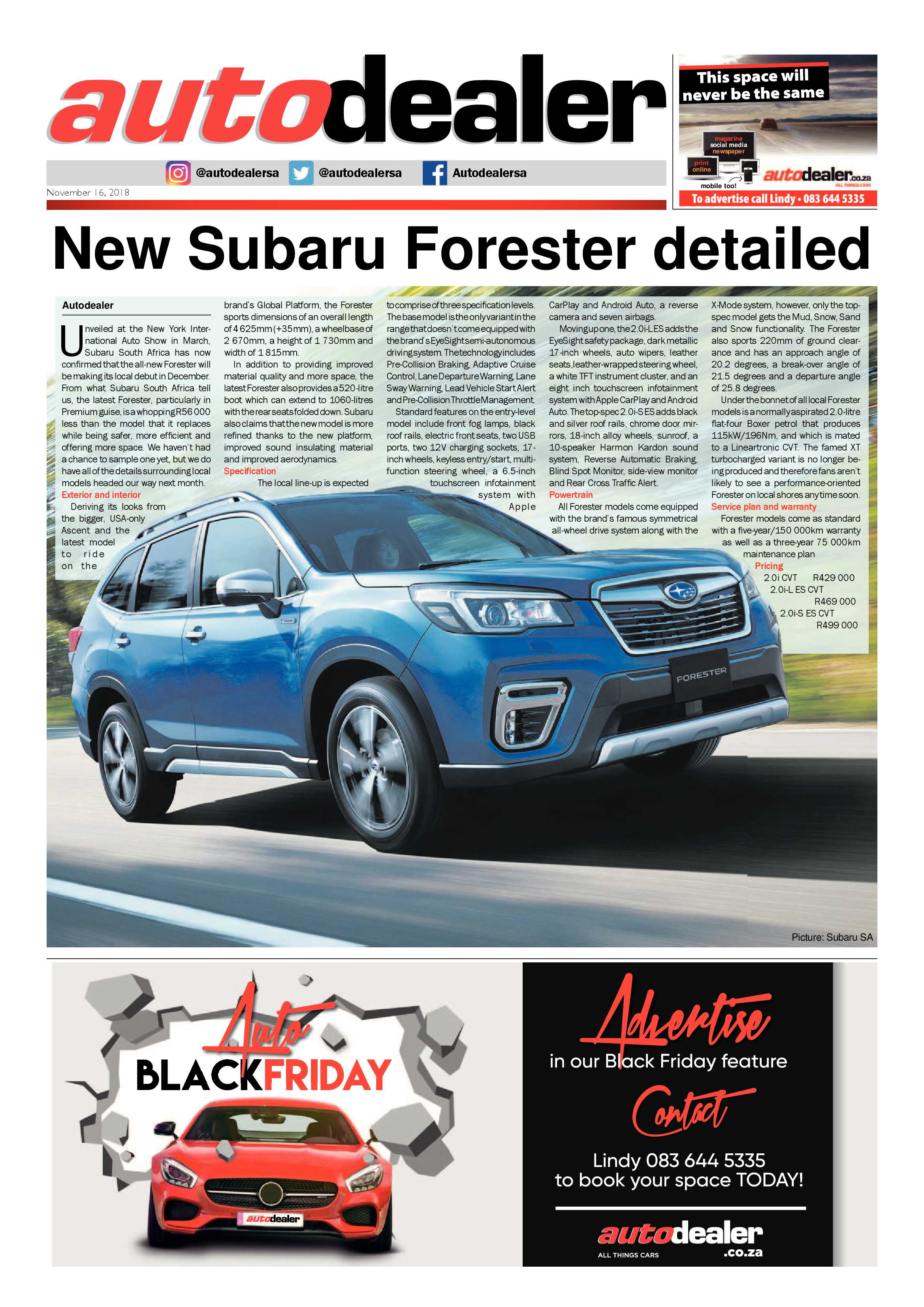 Benoni City Times 15 Novemeber 2018 page 28