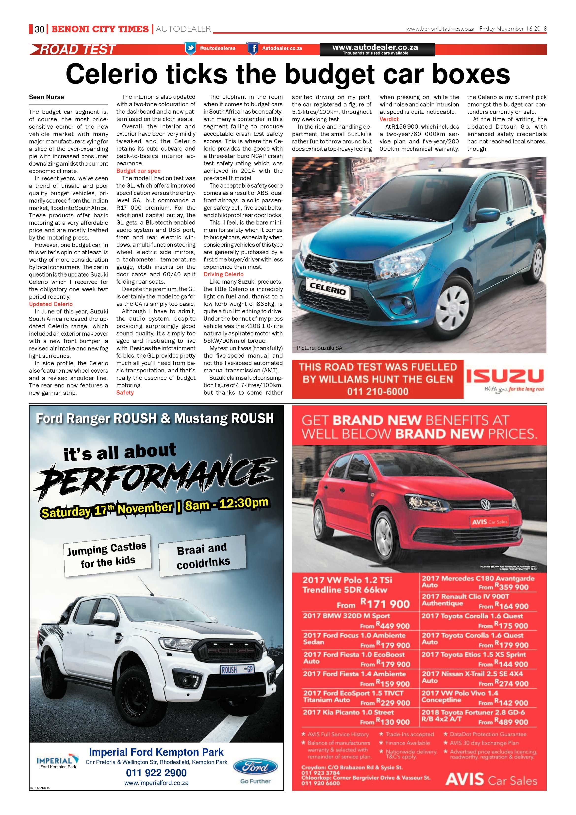 Benoni City Times 15 Novemeber 2018 page 30