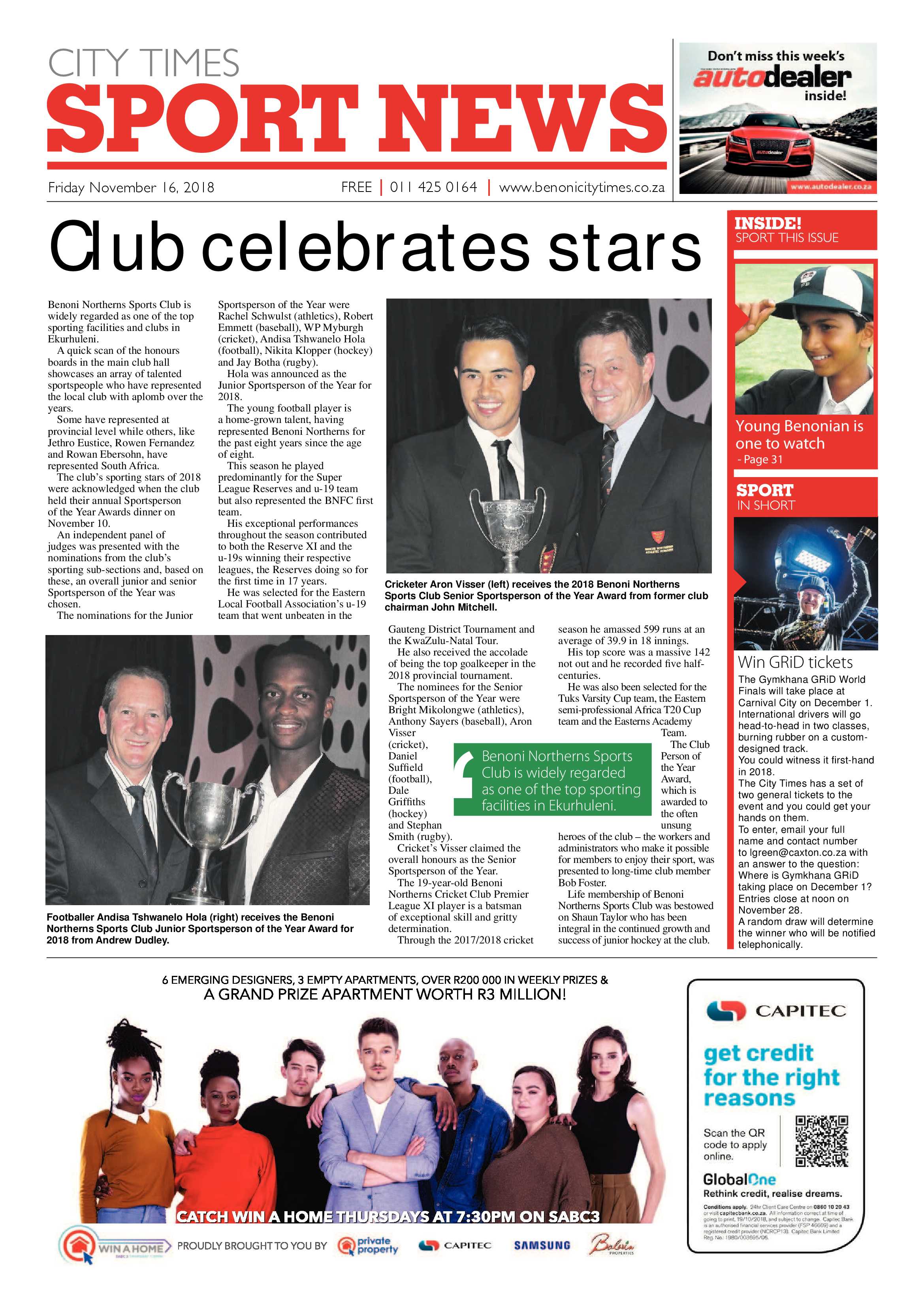 Benoni City Times 15 Novemeber 2018 page 32