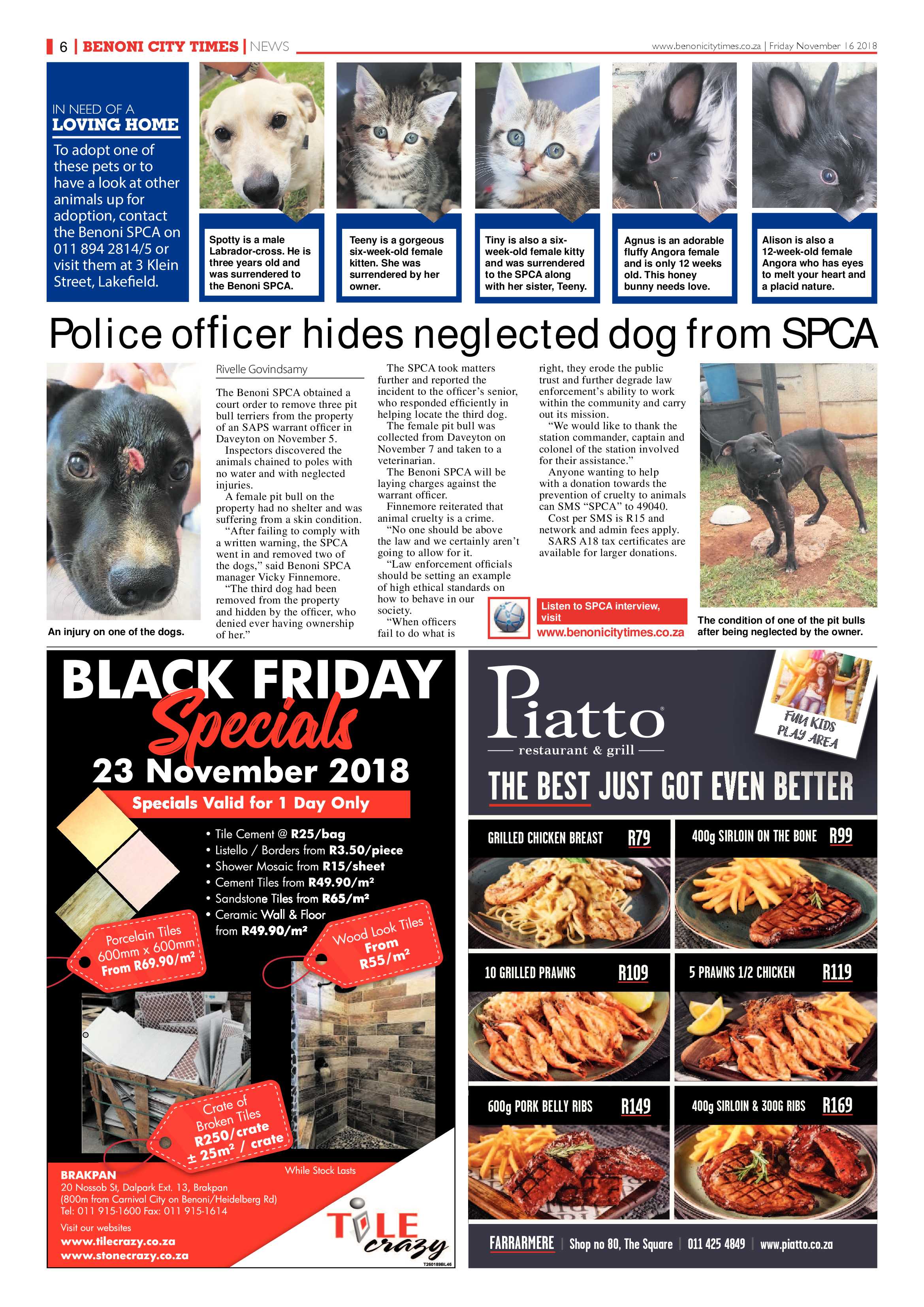 Benoni City Times 15 Novemeber 2018 page 6