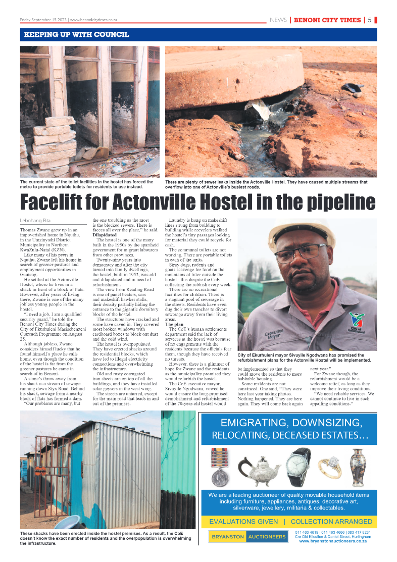 Benoni City Times 15 September 2023 page 5