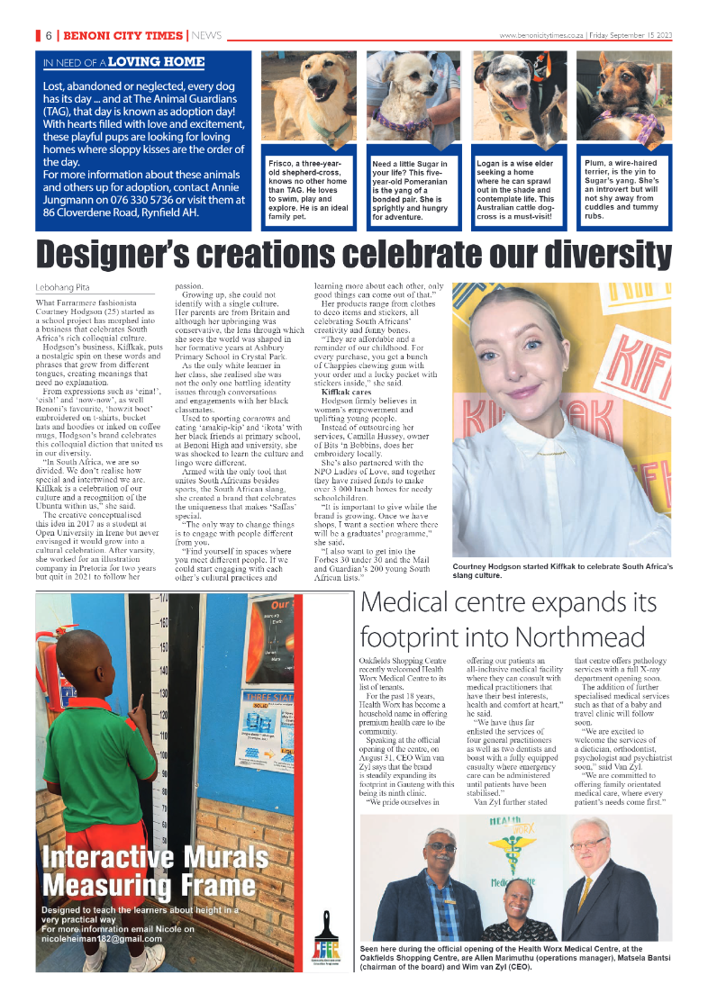 Benoni City Times 15 September 2023 page 6