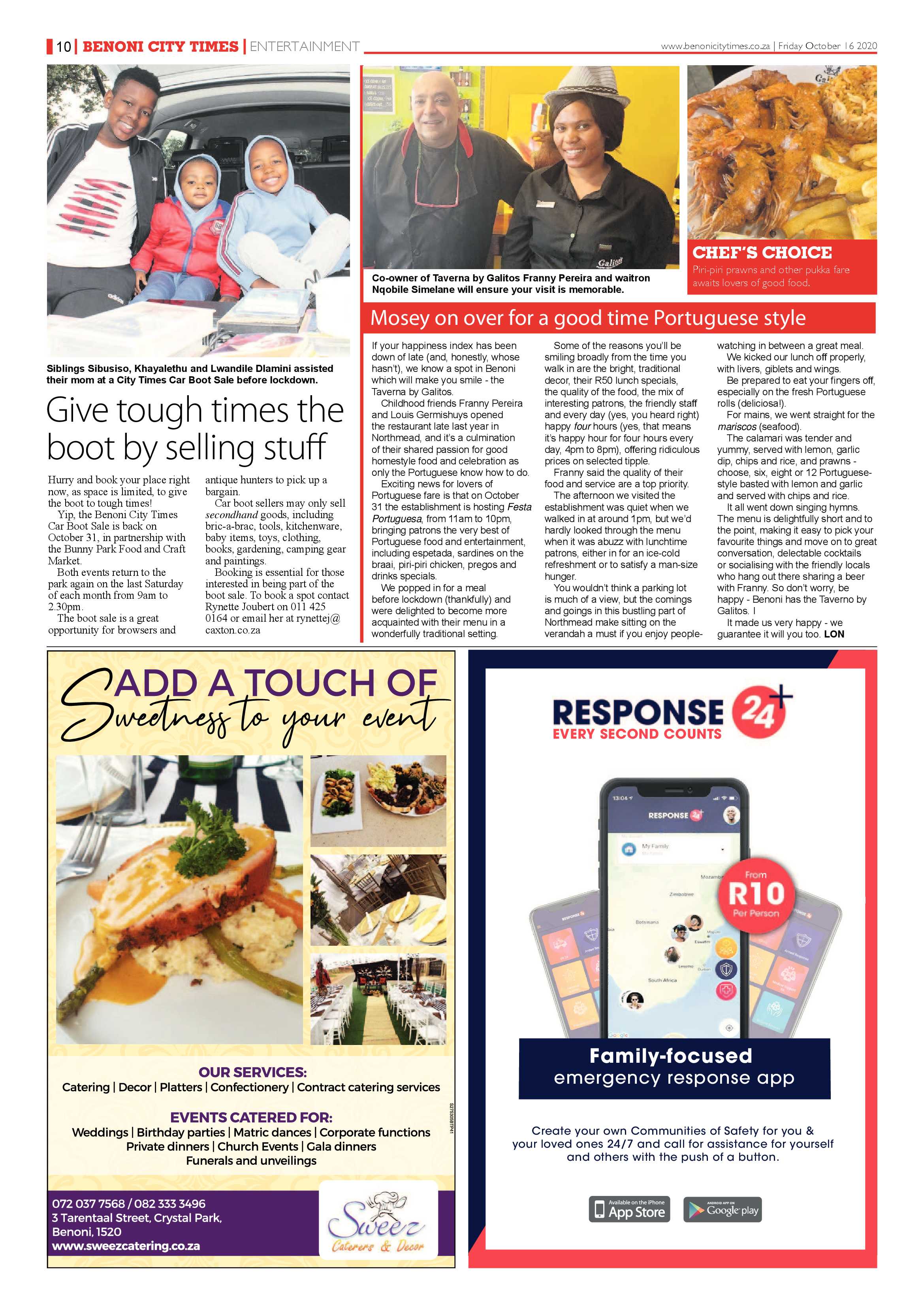 Benoni City Times 15  October 2020 page 10