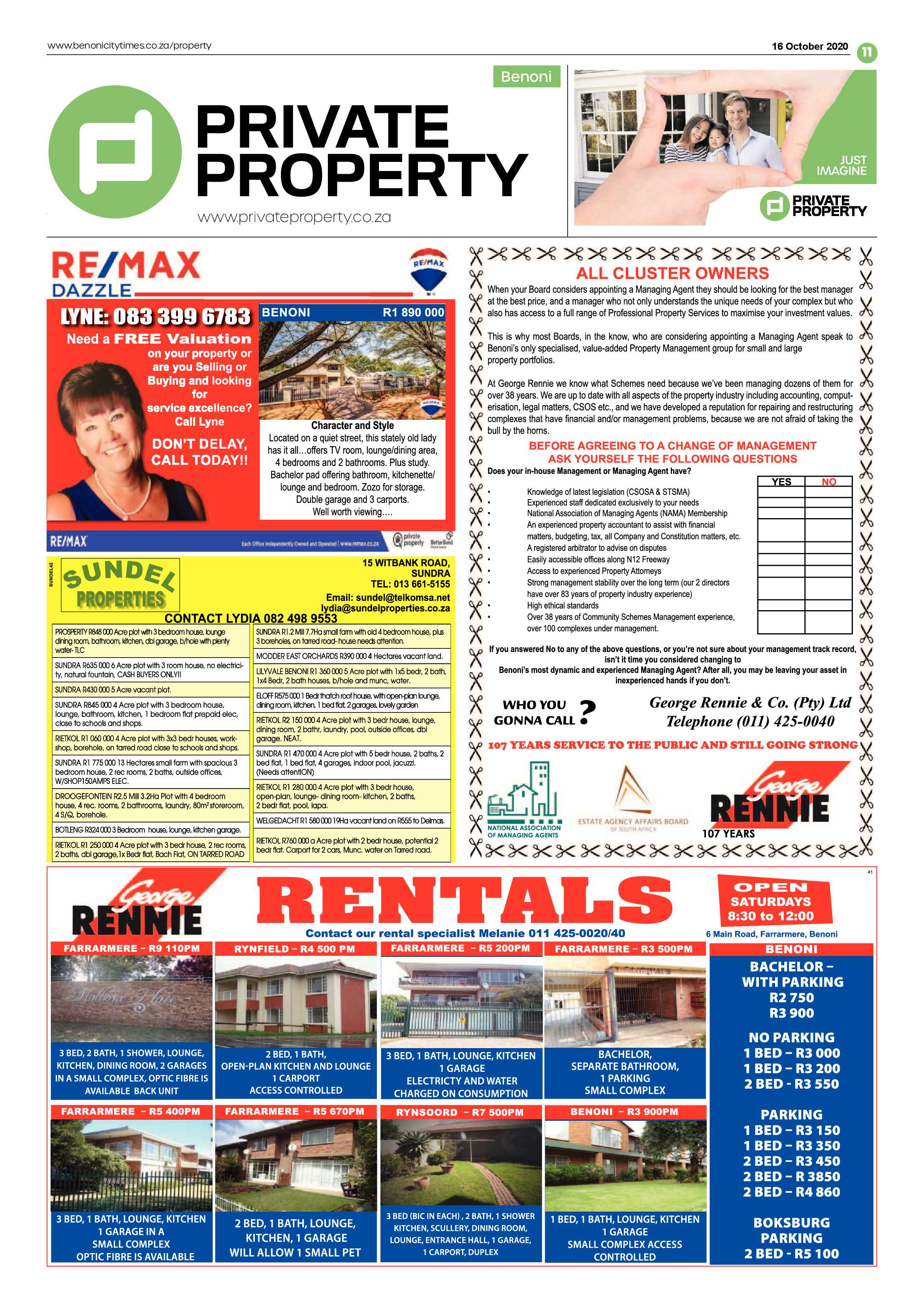 Benoni City Times 15  October 2020 page 11