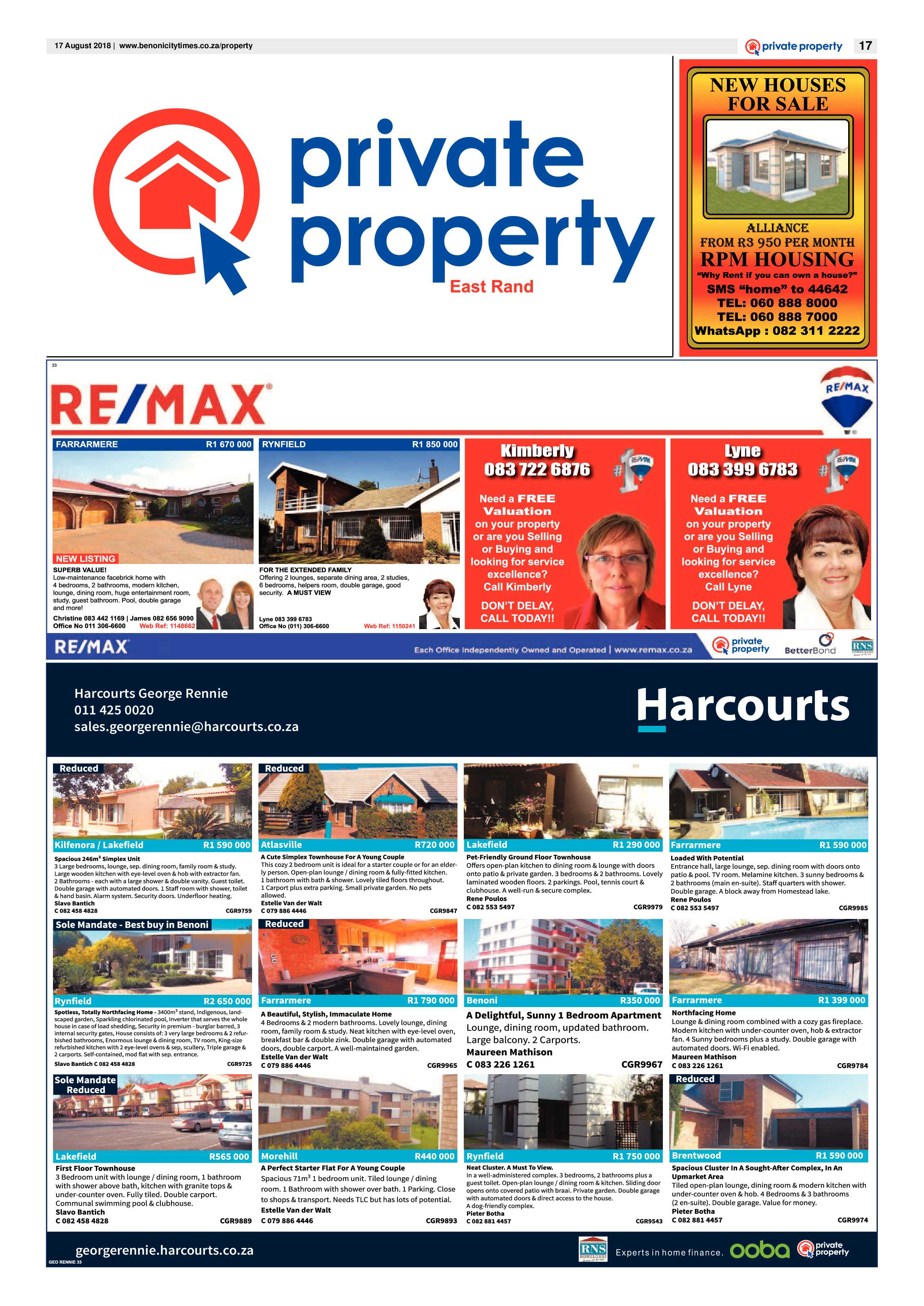 Benoni City Times 16 August 2018 page 17