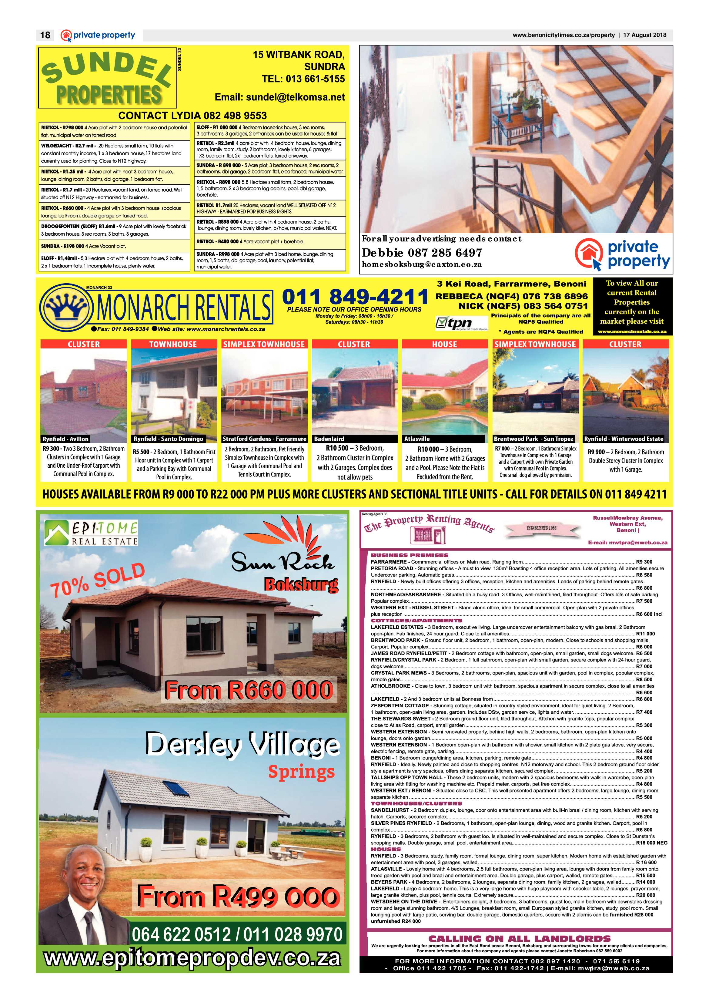 Benoni City Times 16 August 2018 page 18