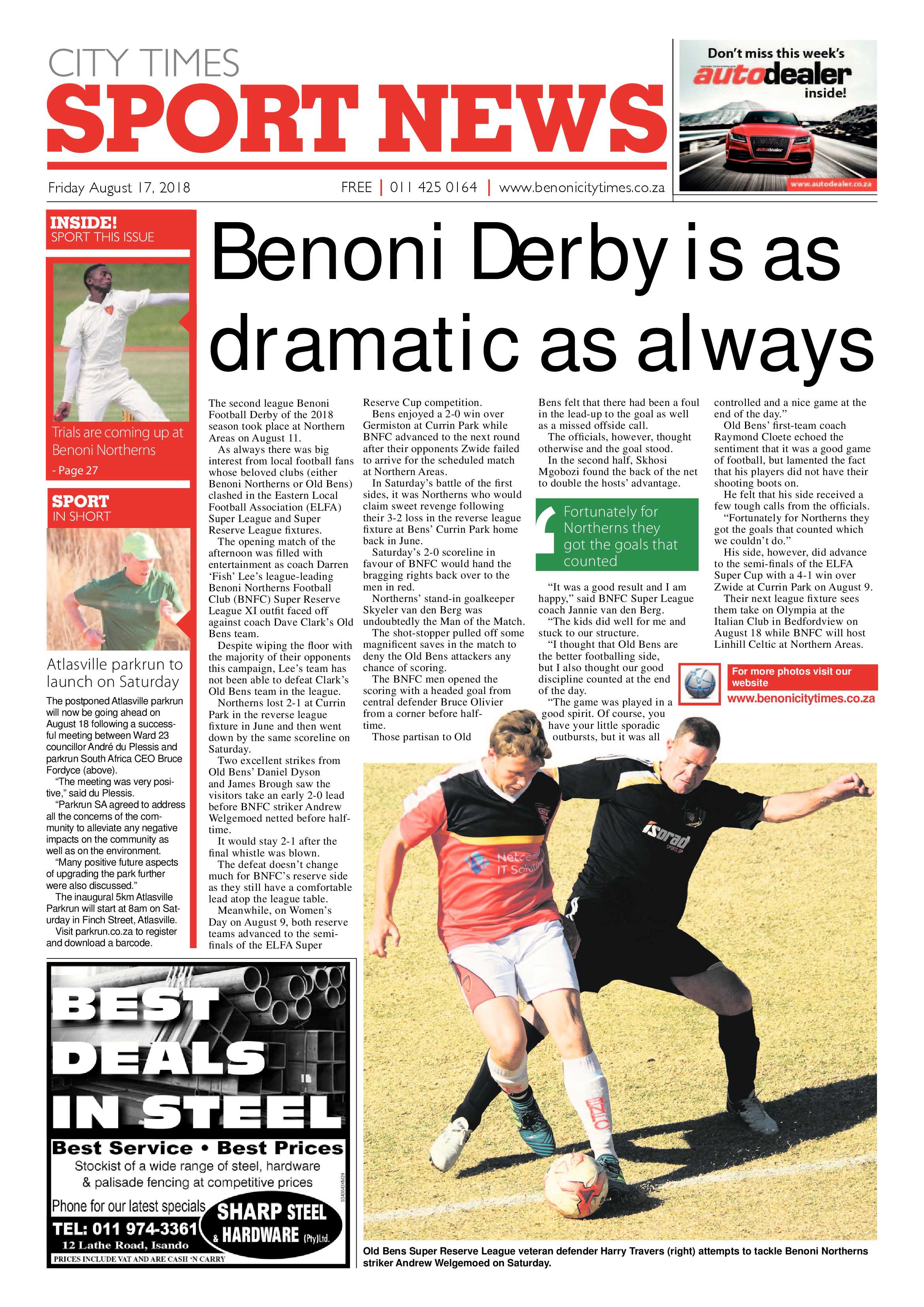 Benoni City Times 16 August 2018 page 28