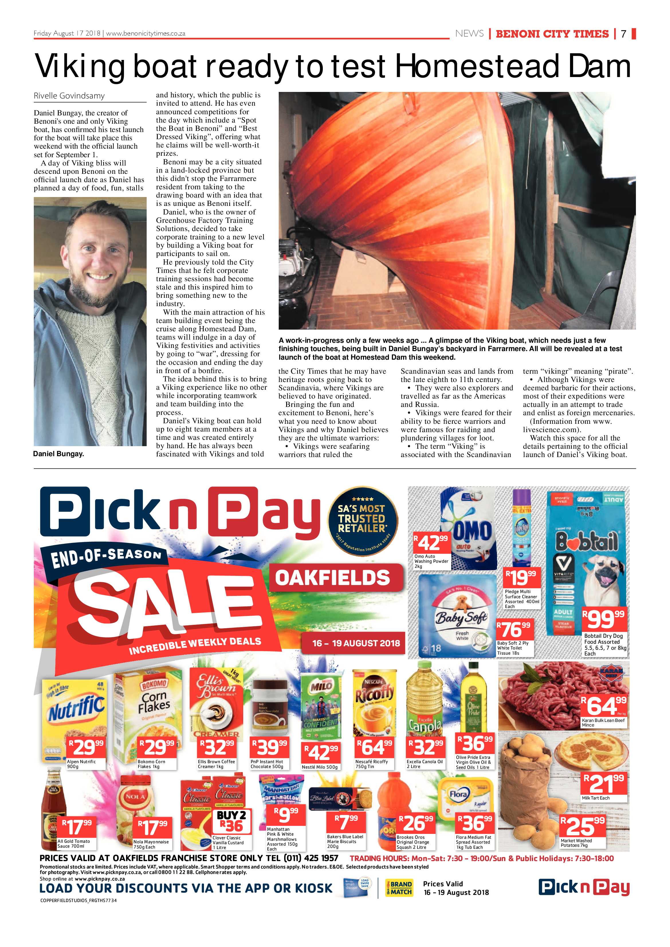 Benoni City Times 16 August 2018 page 7