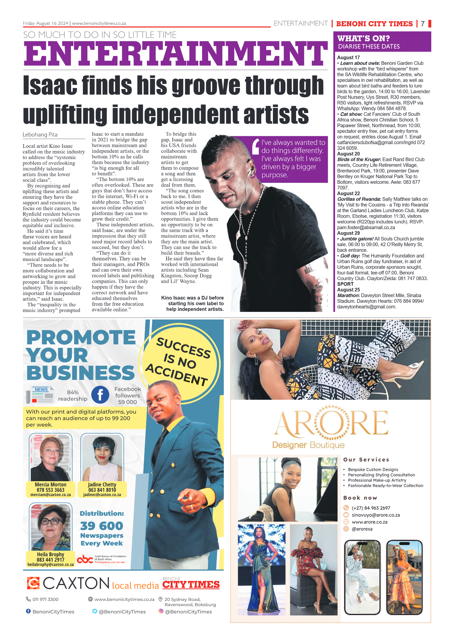 Benoni City Times 16 August 2024 page 7