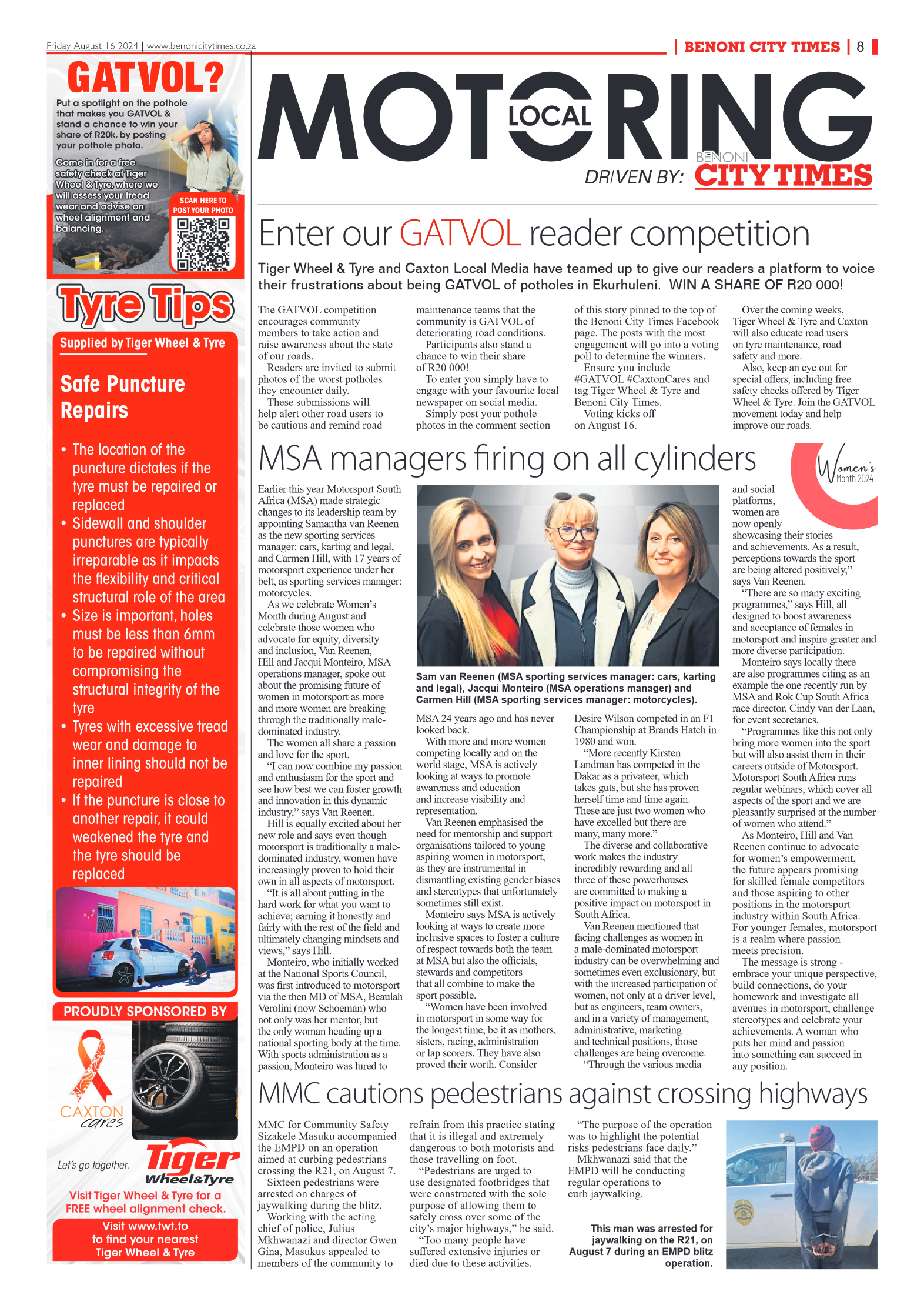 Benoni City Times 16 August 2024 page 8