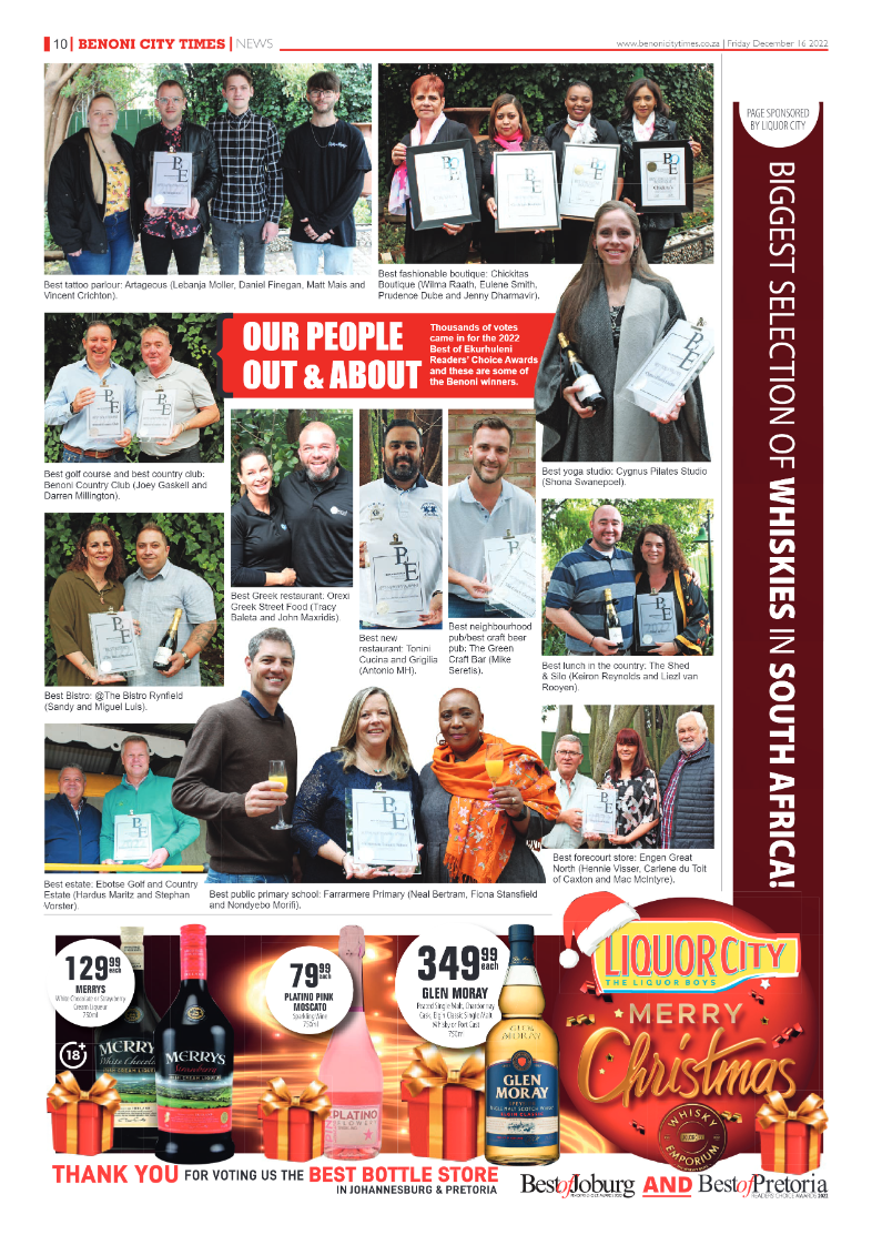 Benoni City Times 16 Dec 2022 page 10