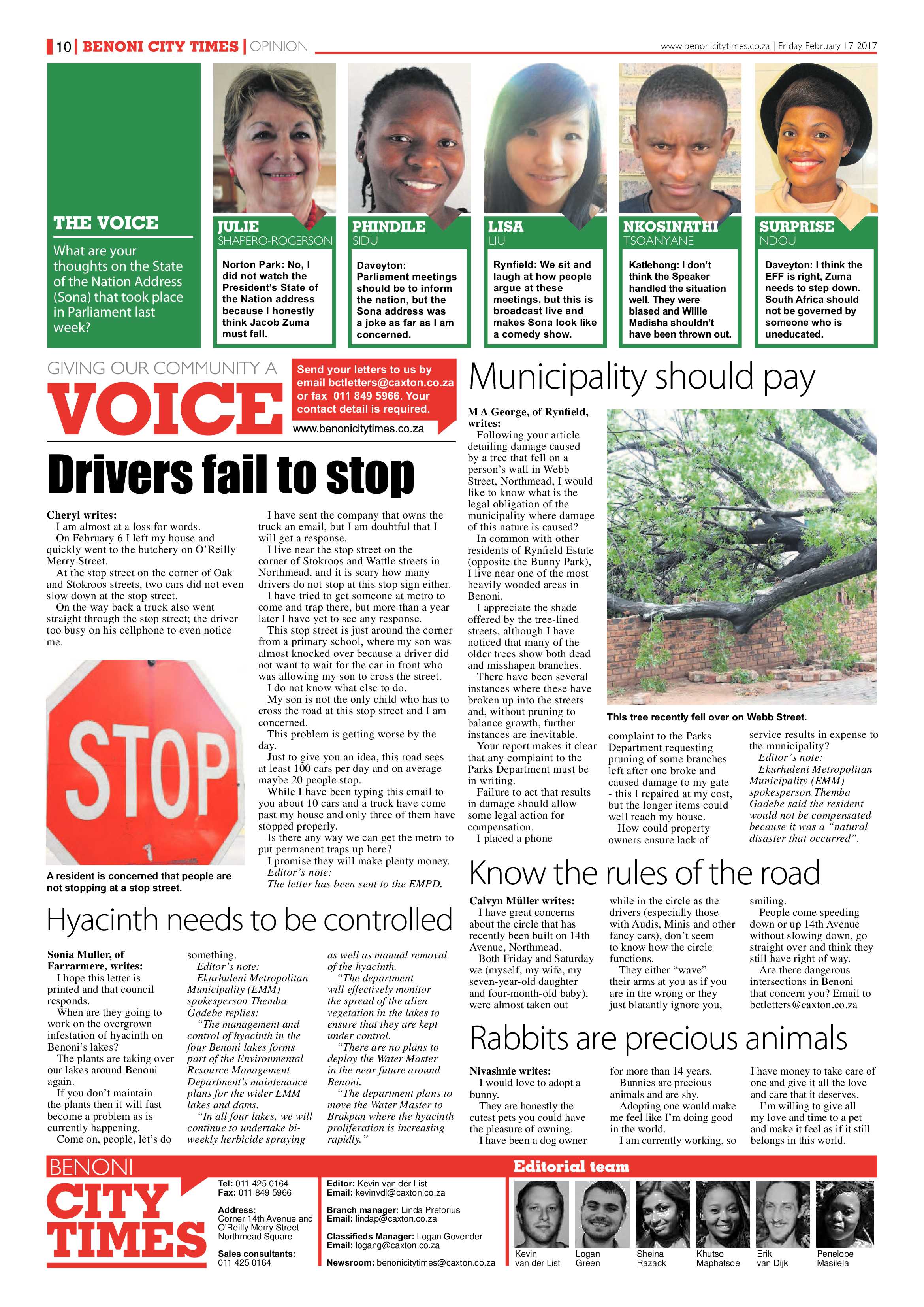 Benoni City Times 16 February 2017 page 10