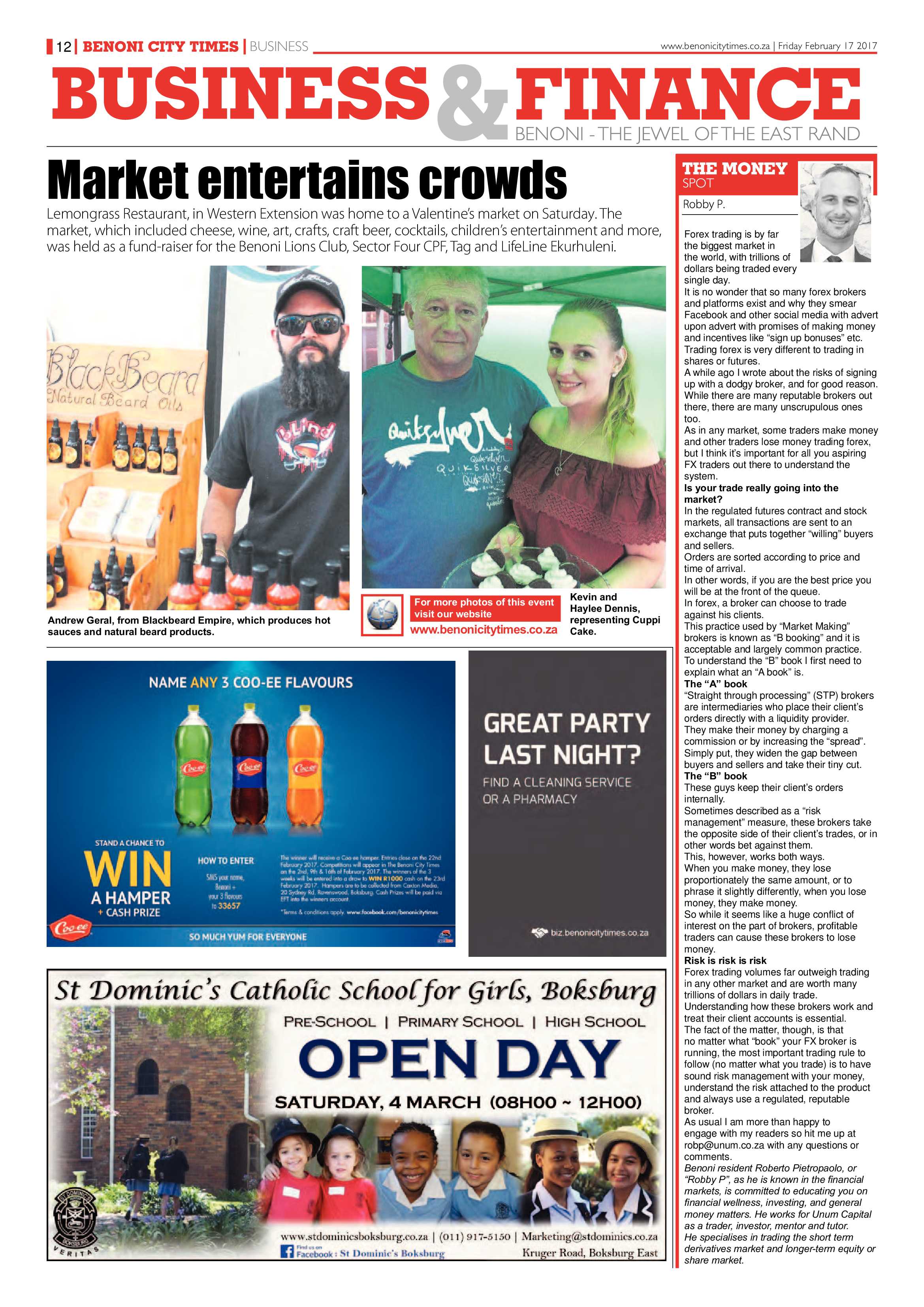 Benoni City Times 16 February 2017 page 12