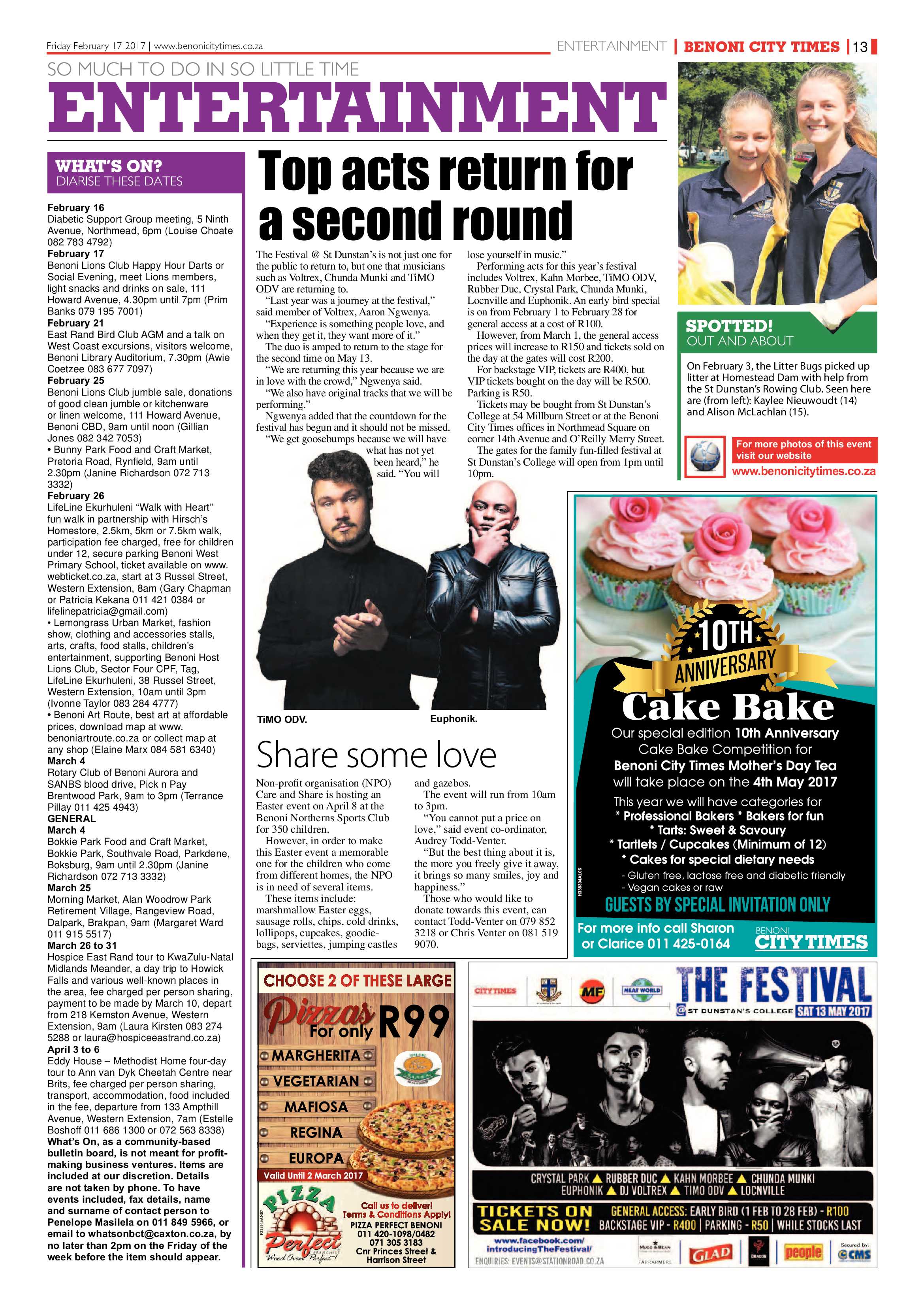 Benoni City Times 16 February 2017 page 13
