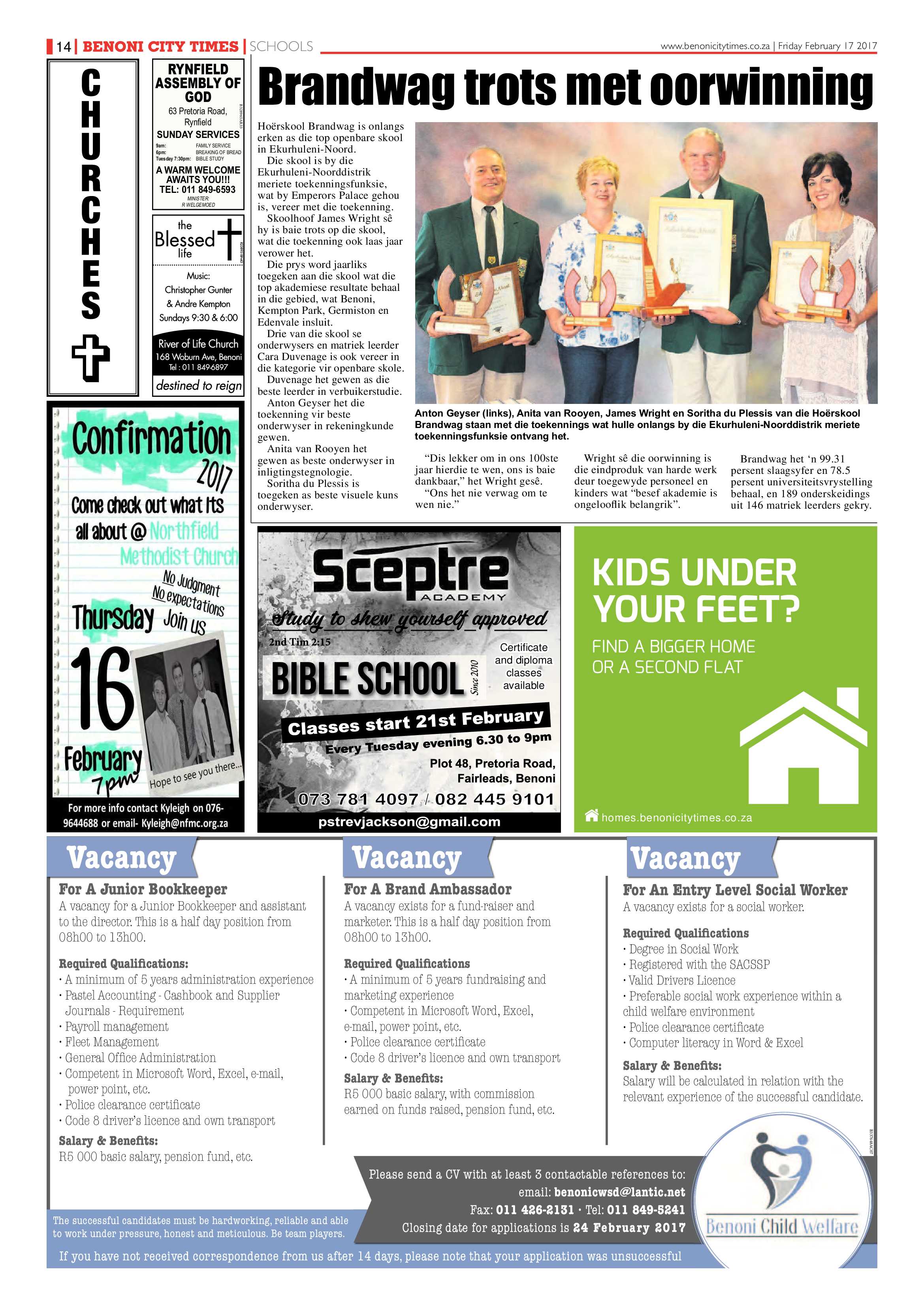 Benoni City Times 16 February 2017 page 14