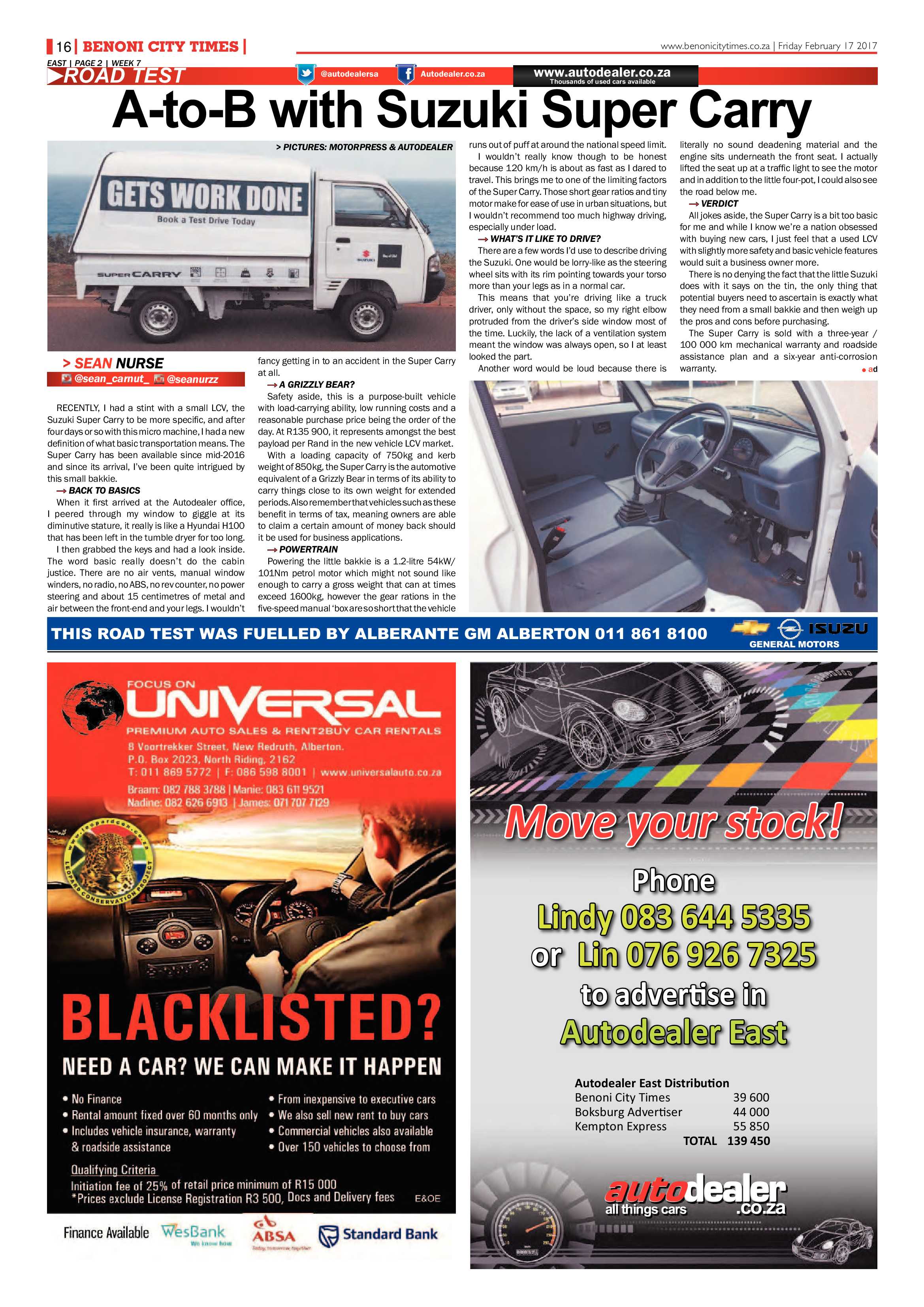 Benoni City Times 16 February 2017 page 16