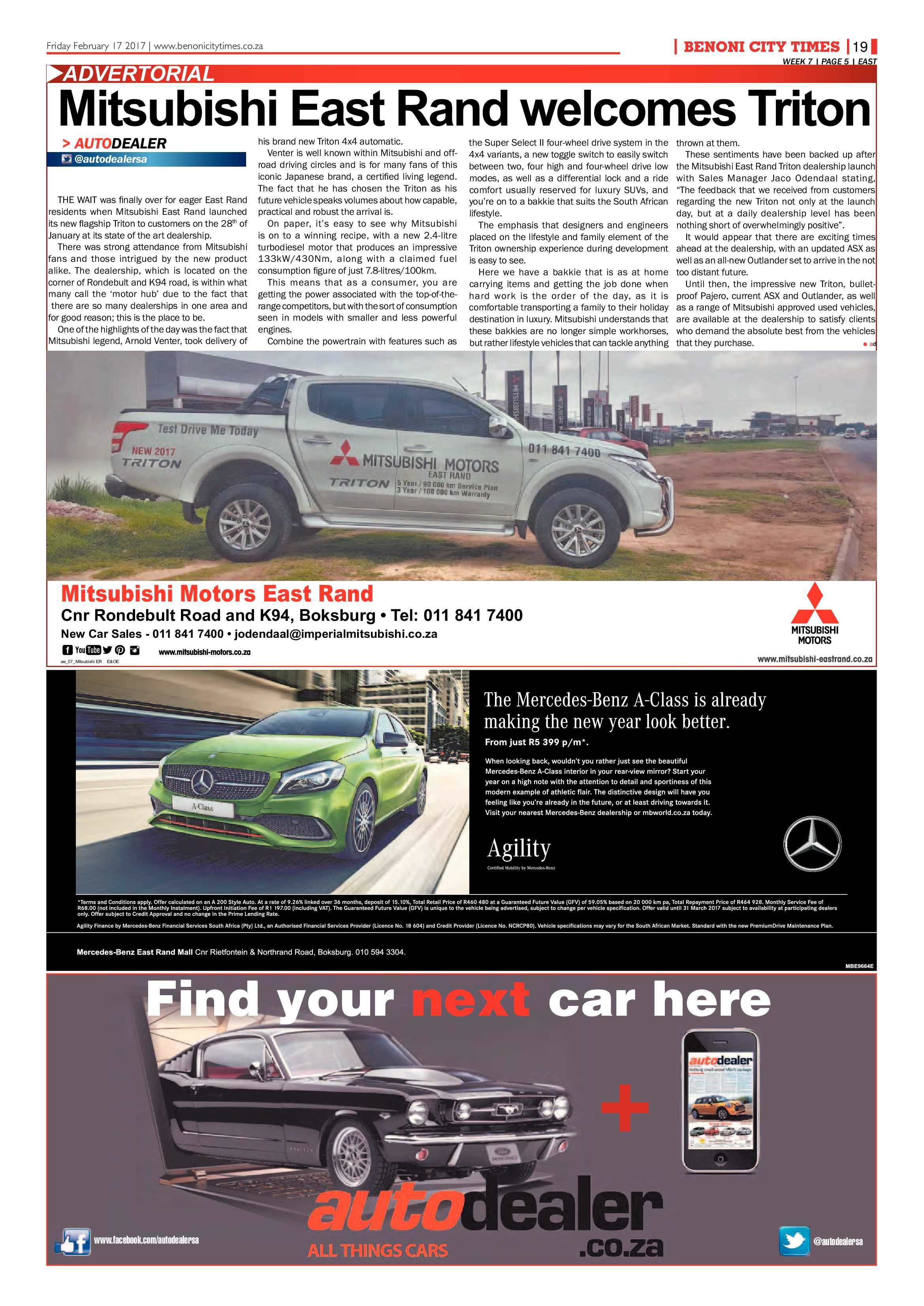 Benoni City Times 16 February 2017 page 19