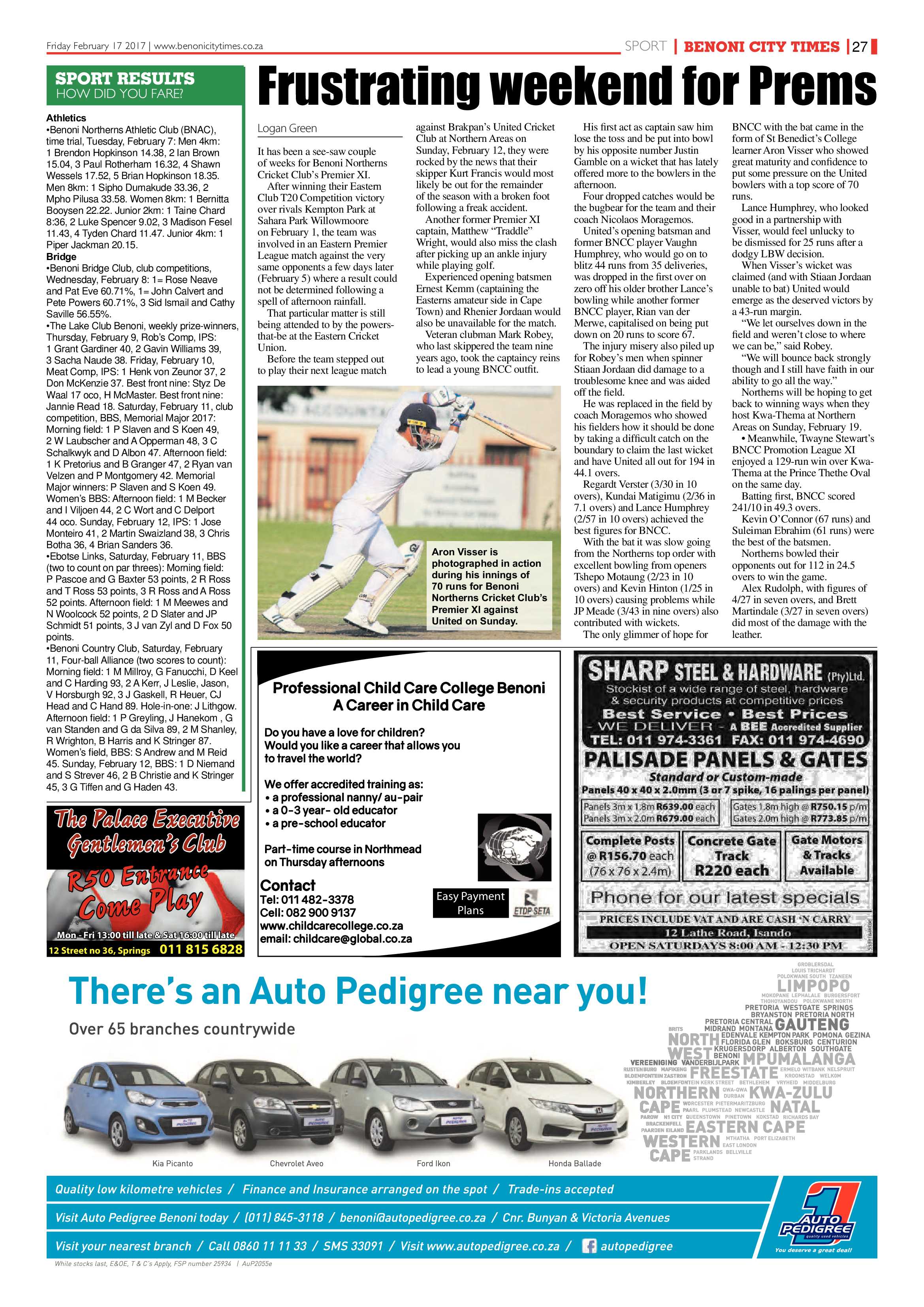Benoni City Times 16 February 2017 page 27
