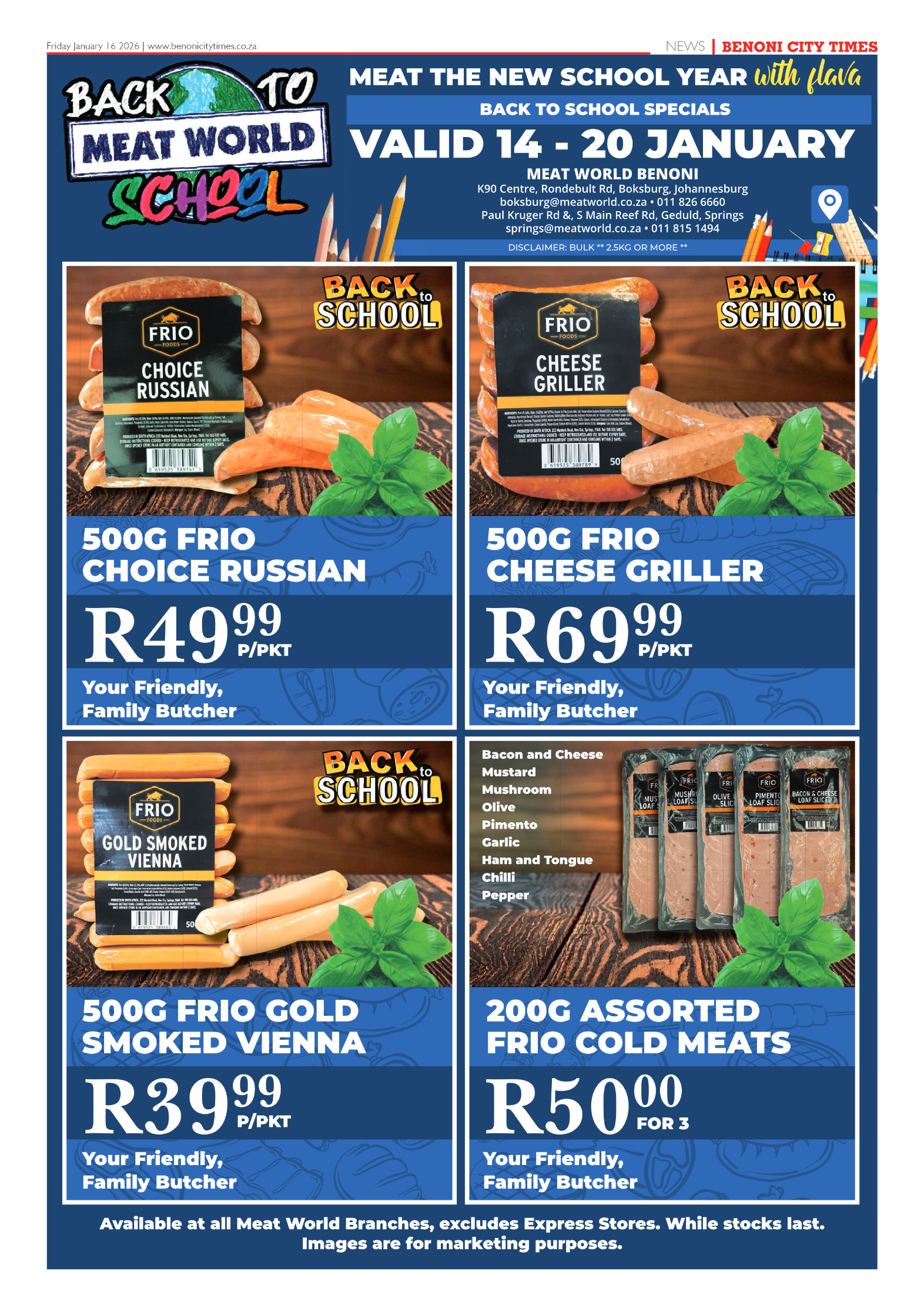 Benoni City Times 16 January 2026 page 11