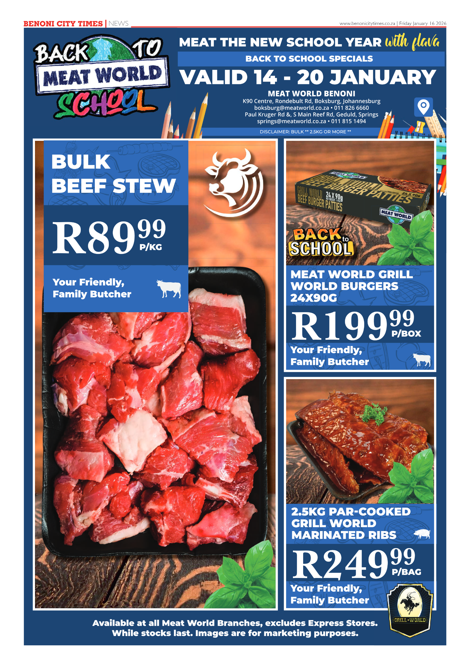 Benoni City Times 16 January 2026 page 2
