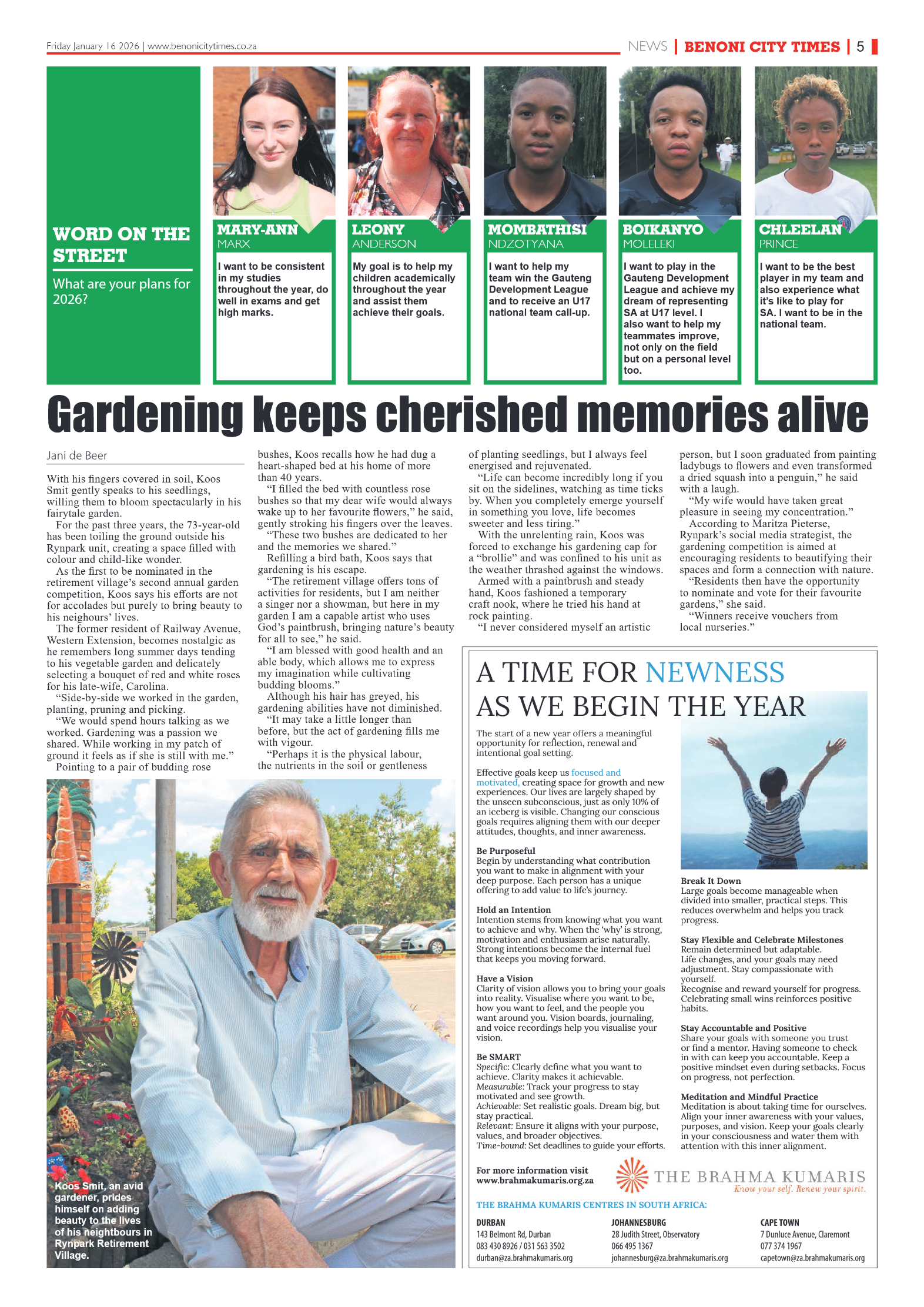 Benoni City Times 16 January 2026 page 7