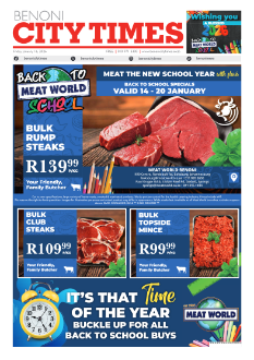 Benoni City Times 16 January 2026