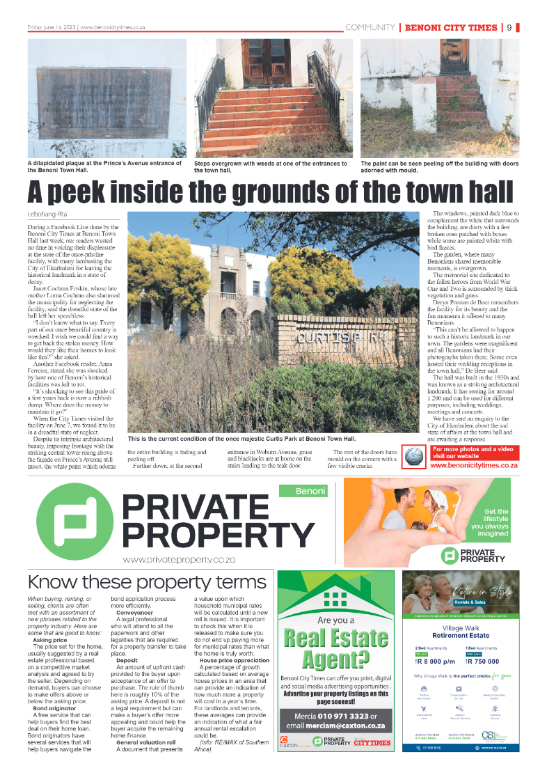 Benoni City Times 16 June 2023 page 9