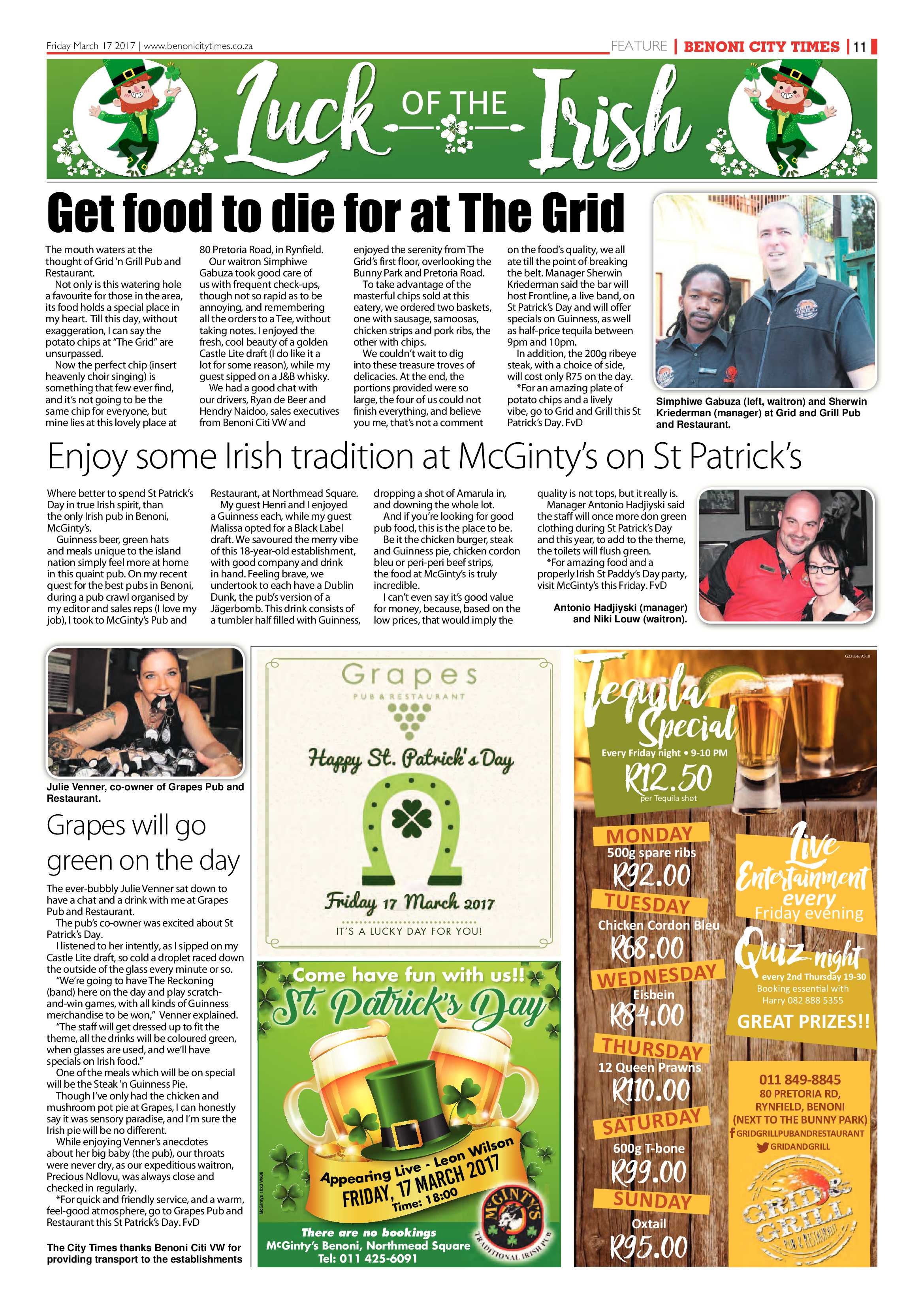Benoni City Times 16 March 2017 page 11
