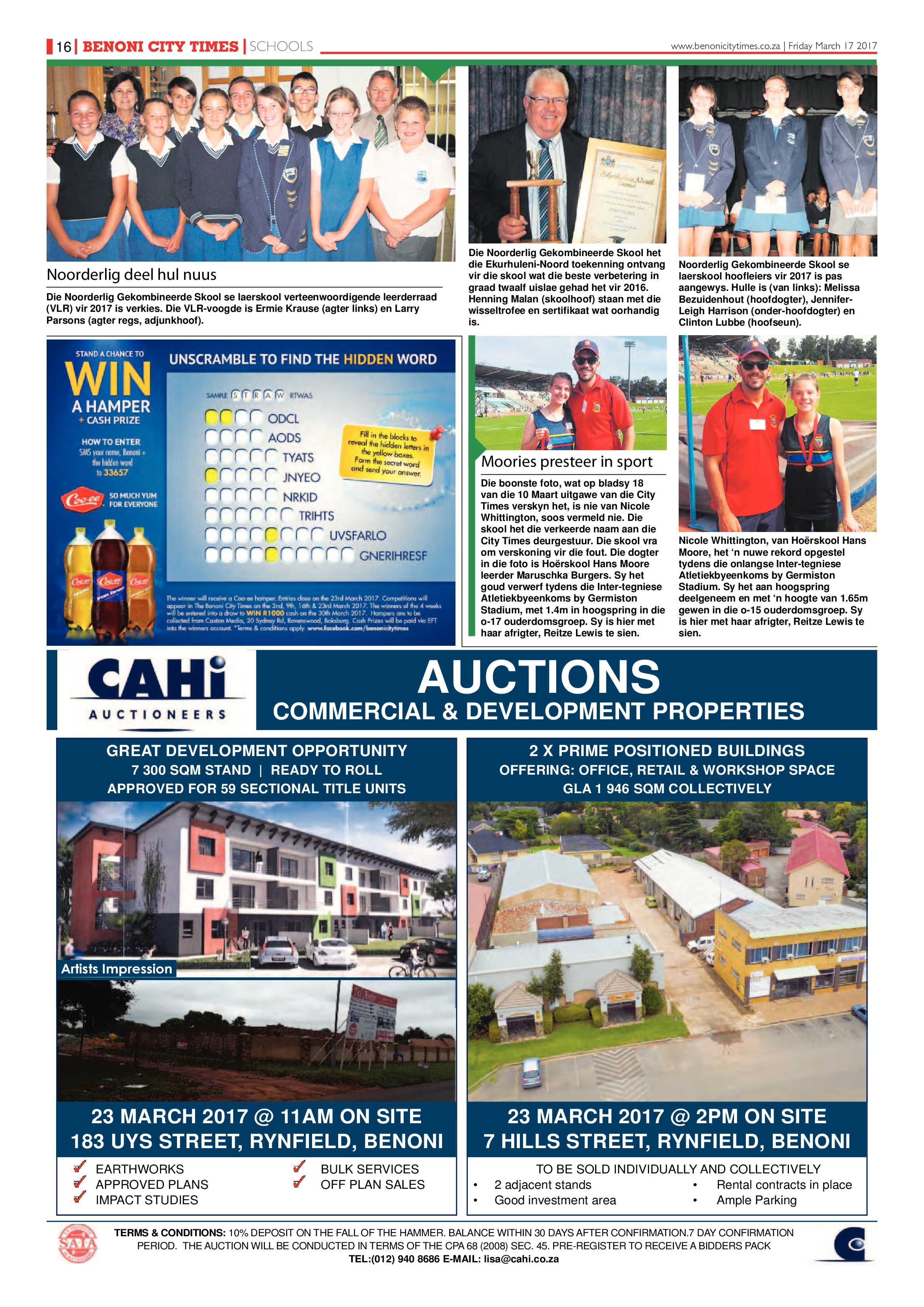 Benoni City Times 16 March 2017 page 16