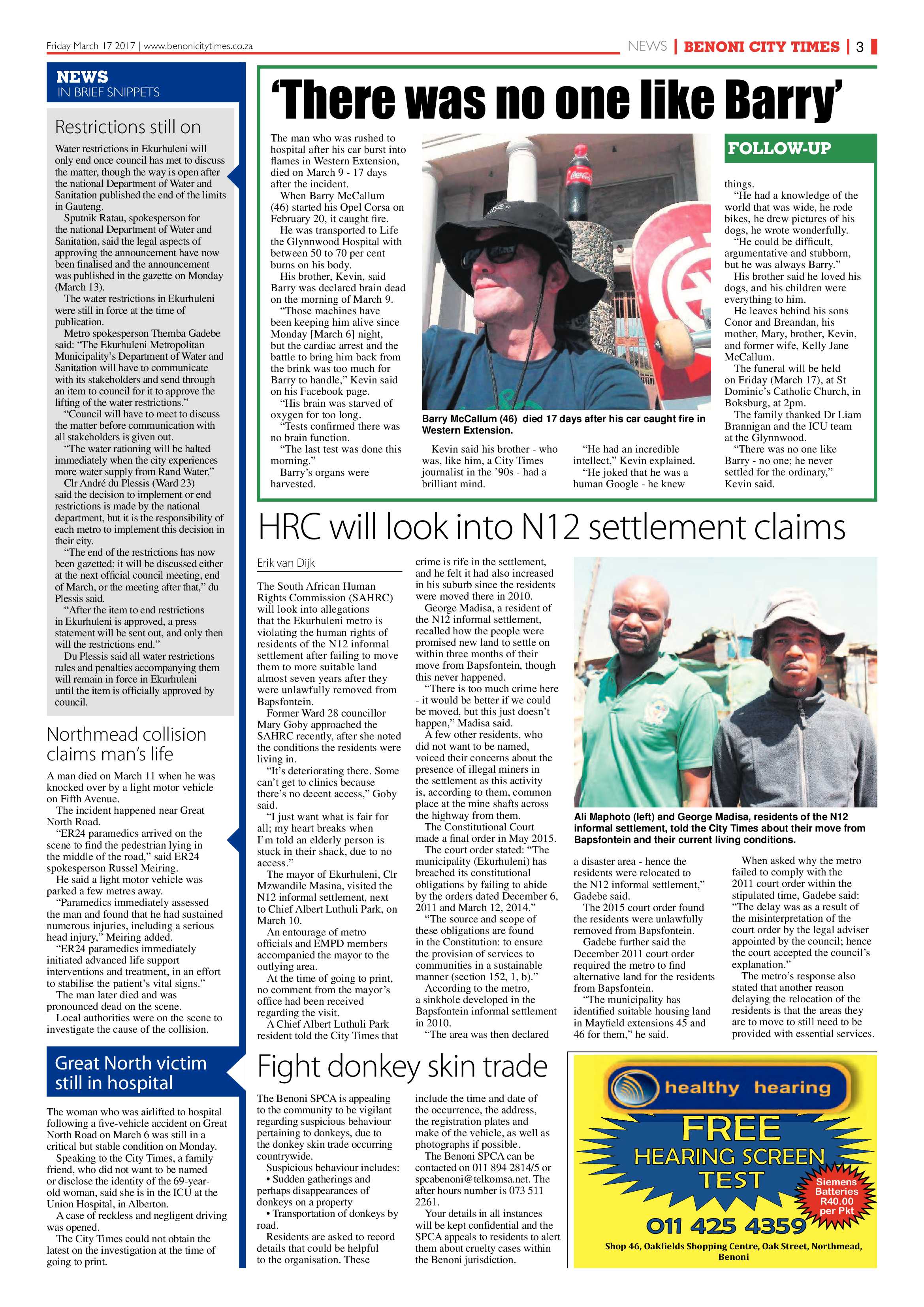 Benoni City Times 16 March 2017 page 3
