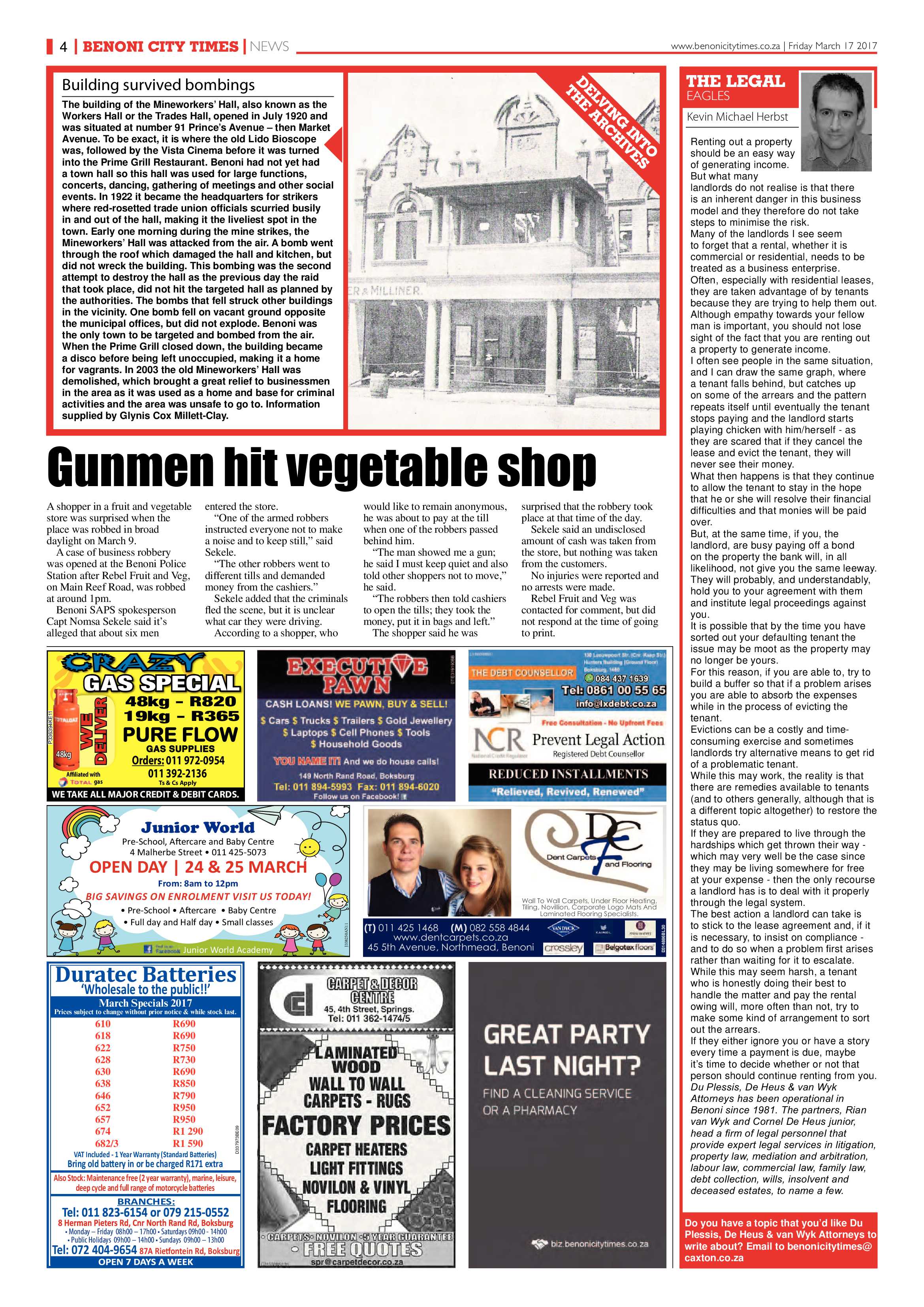 Benoni City Times 16 March 2017 page 4