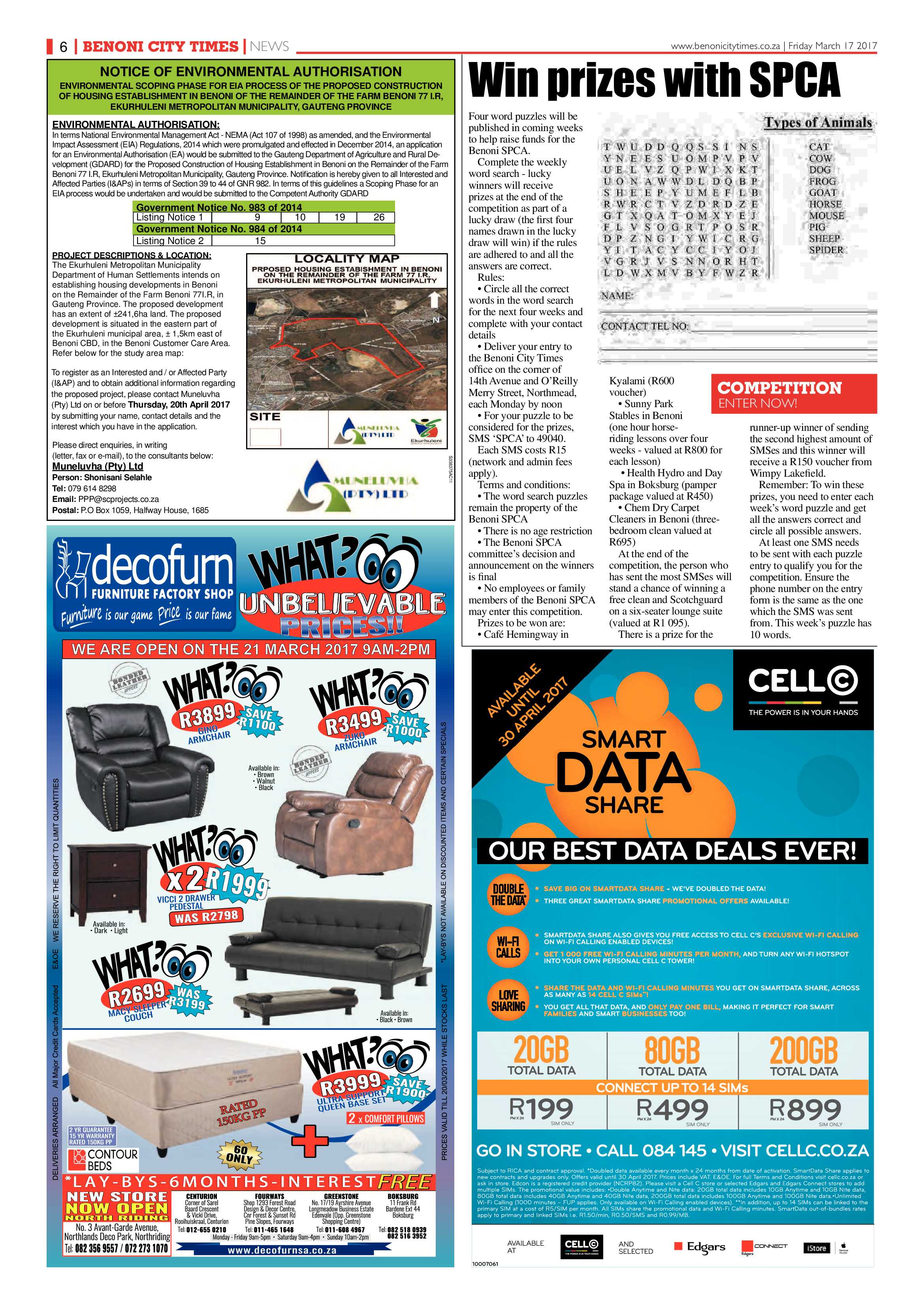 Benoni City Times 16 March 2017 page 6