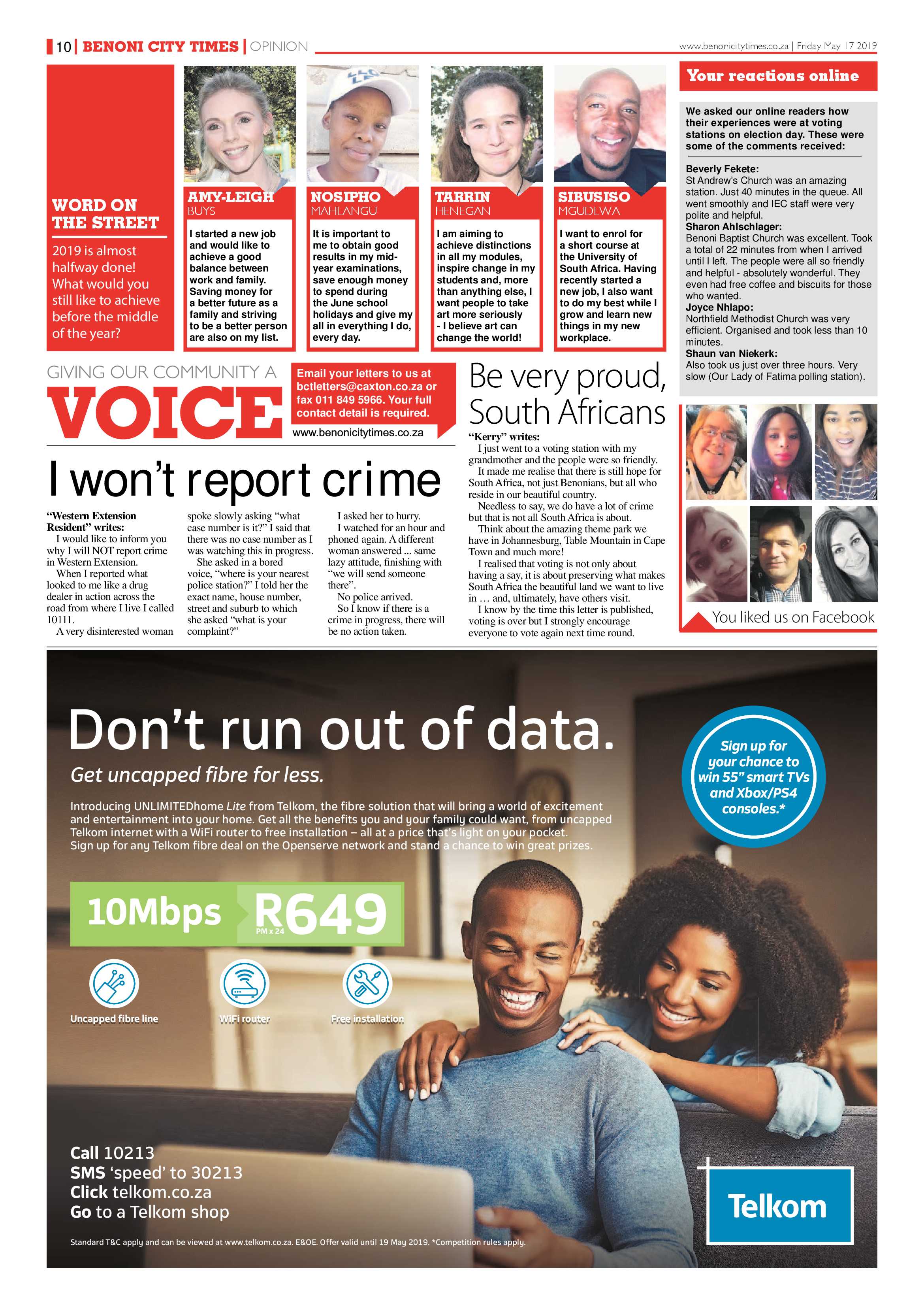 Benoni City Times 16 May 2019 page 10