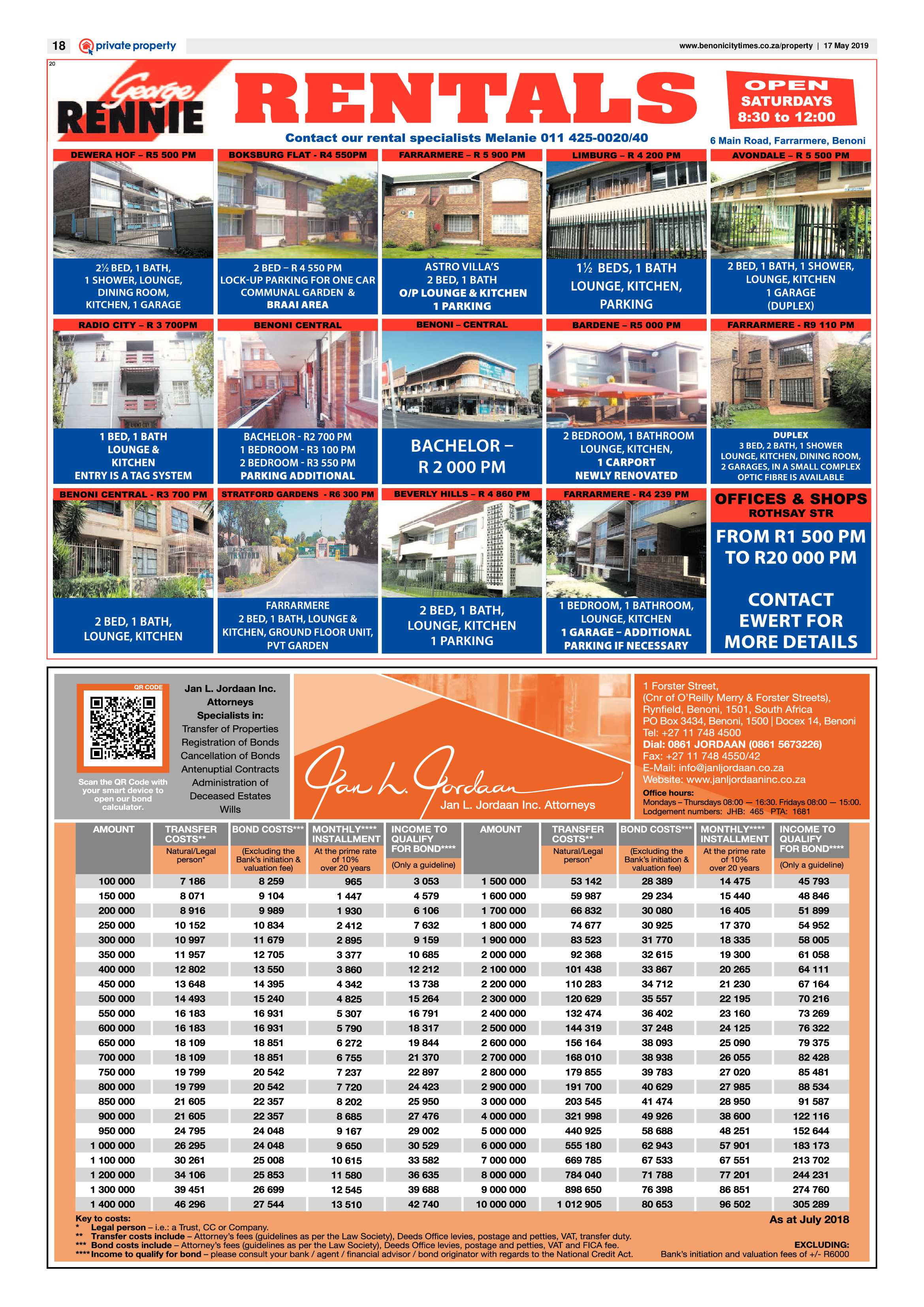 Benoni City Times 16 May 2019 page 18